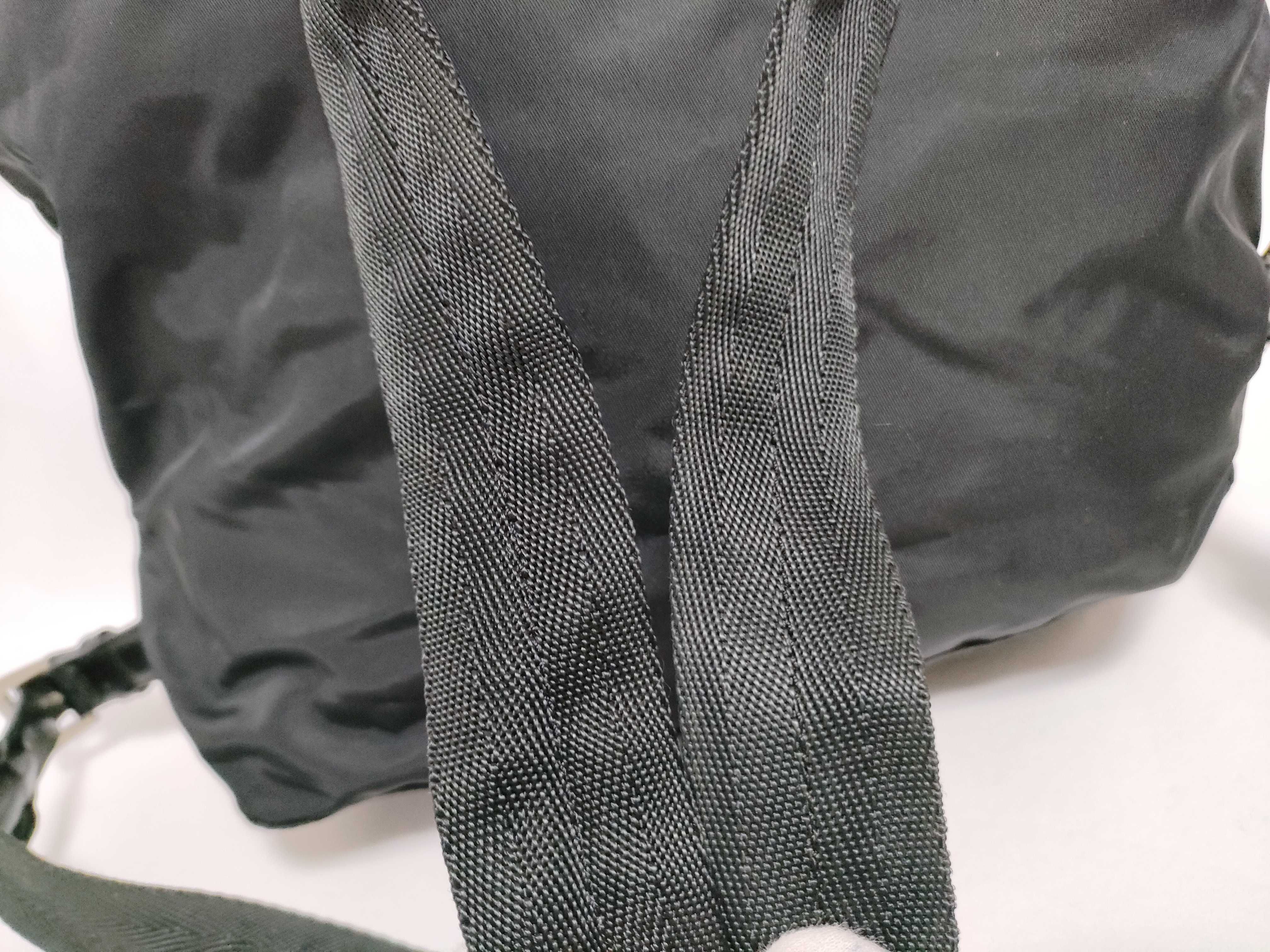 Nylon Prada Rucksack Backpack Triangle Logo Black Rucksack — view 4