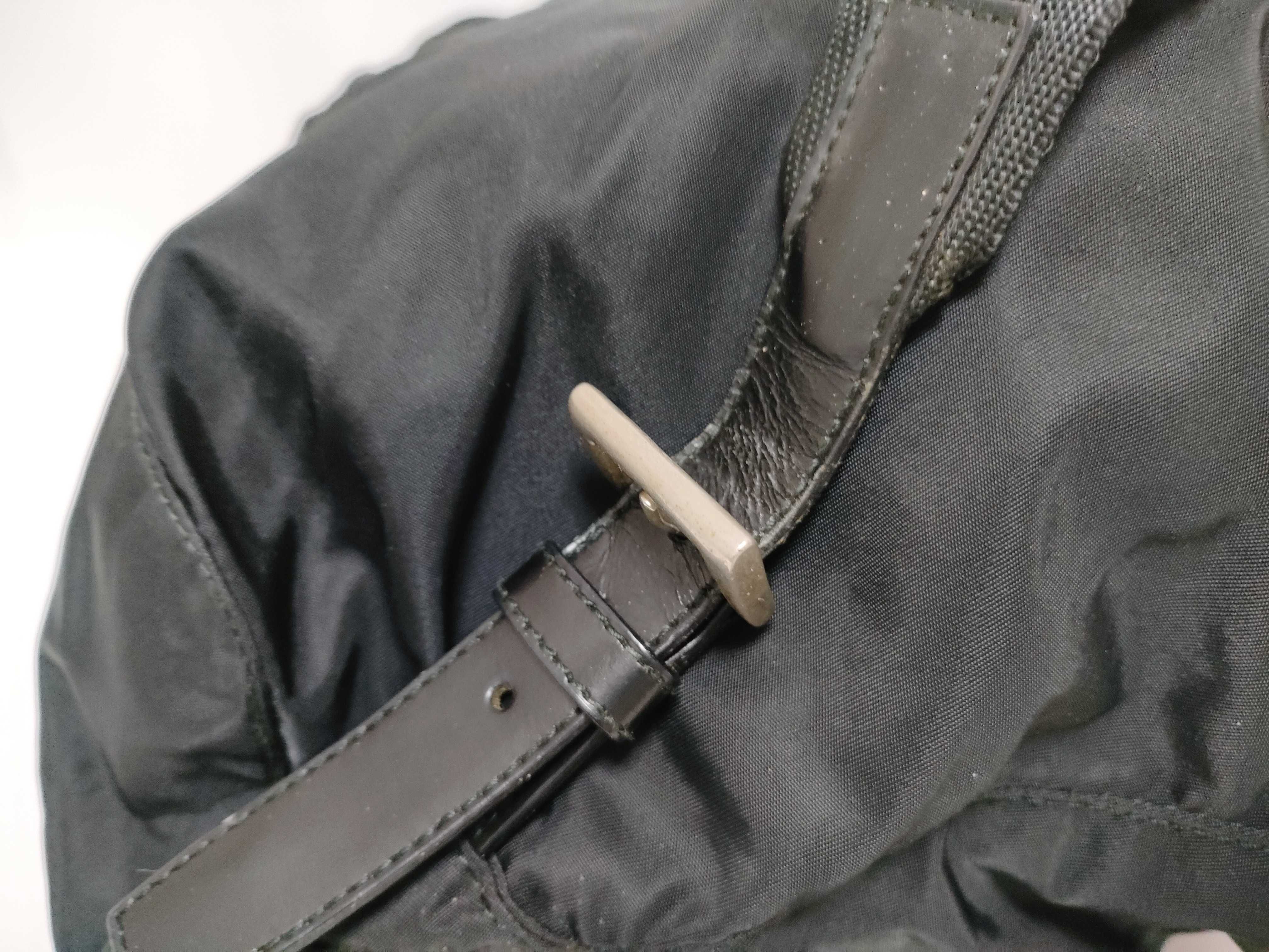 Nylon Prada Rucksack Backpack Triangle Logo Black Rucksack — view 5