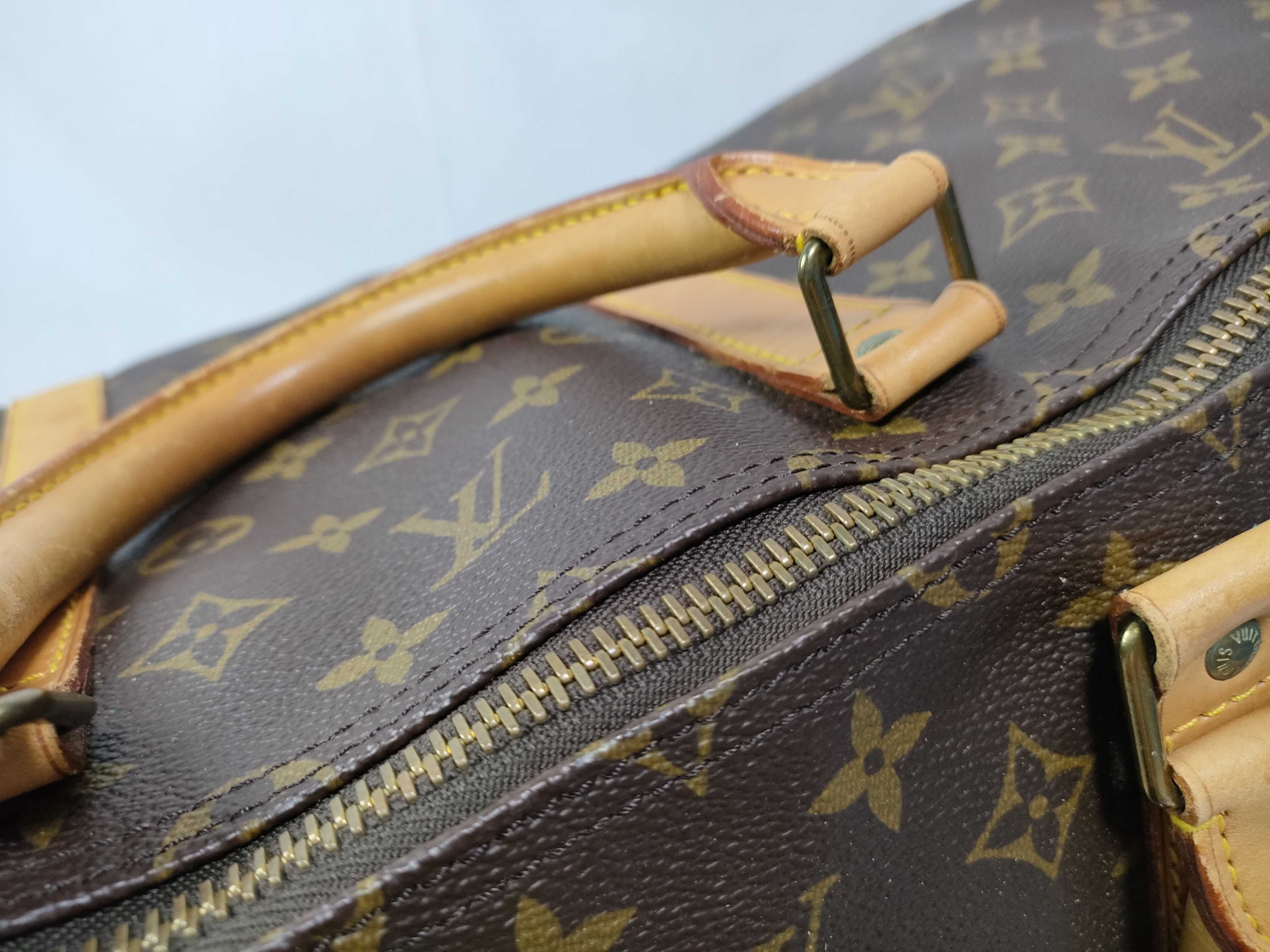 Monogram Vuitton Monogram Keepall Boston Bag — view 8