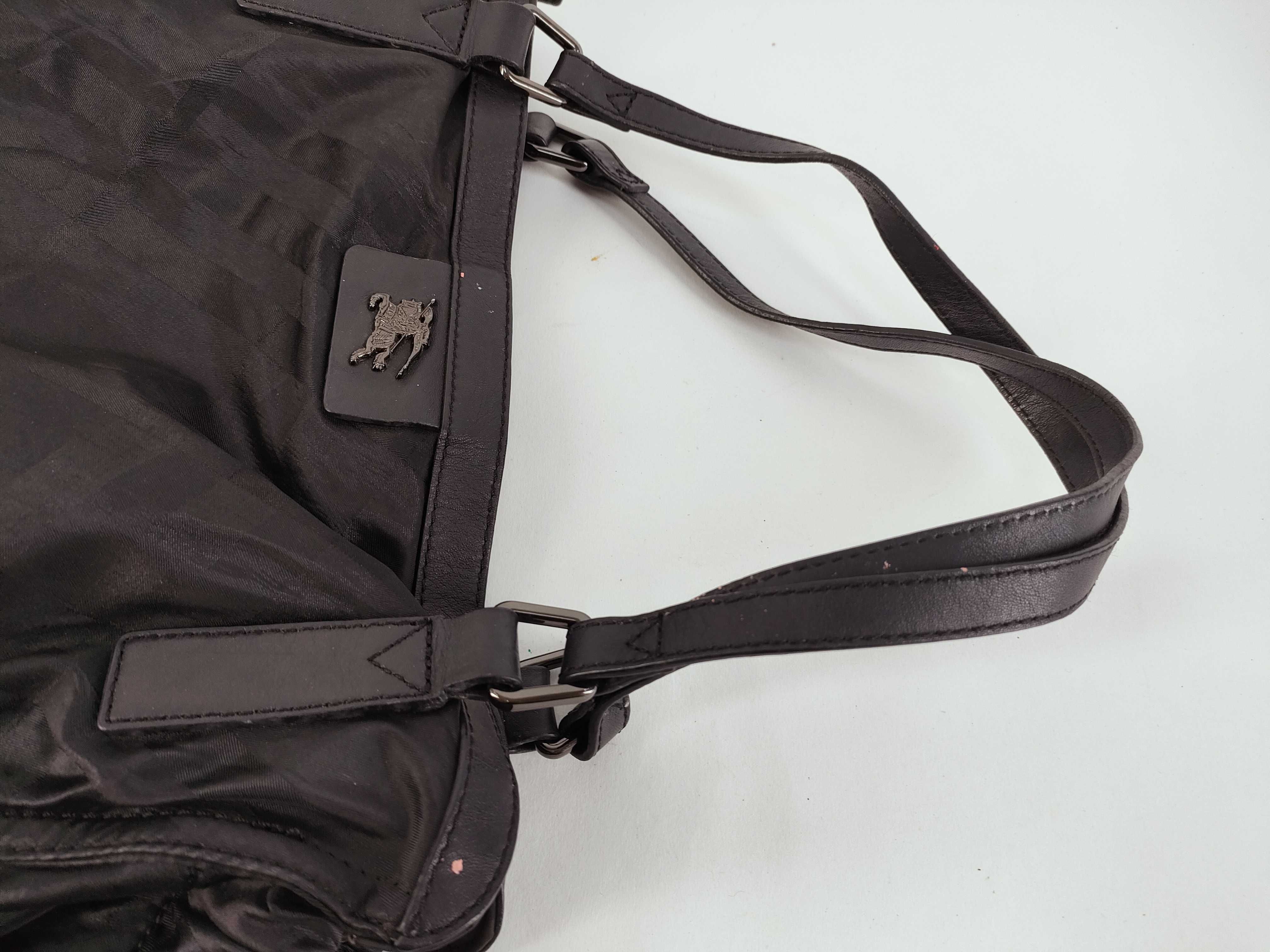 Nylon Tote Bag, Black Tote Bag — view 3