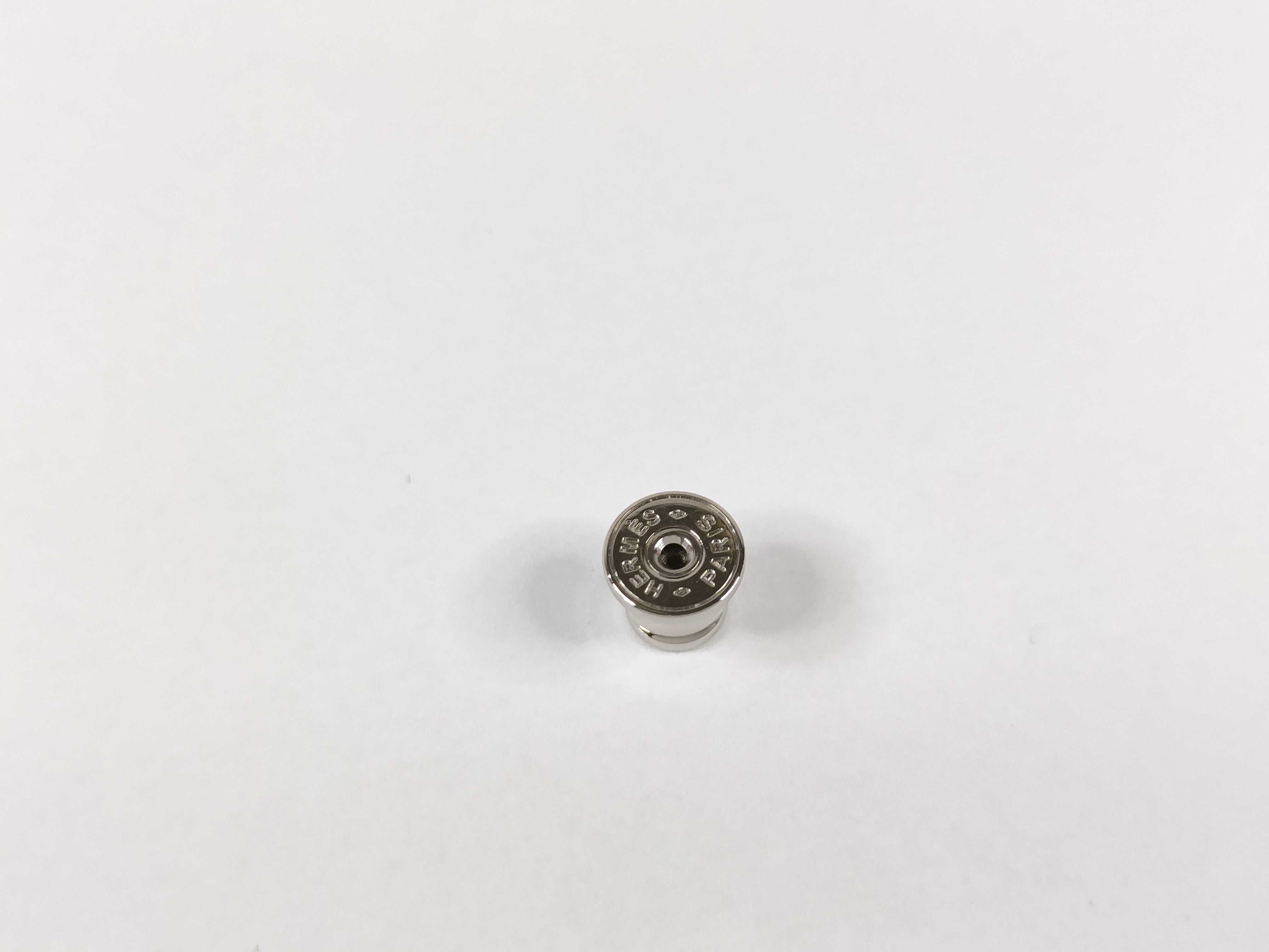 Mini Maillon Earrings, White, Silver Hardware, Hermes Earrings — view 7