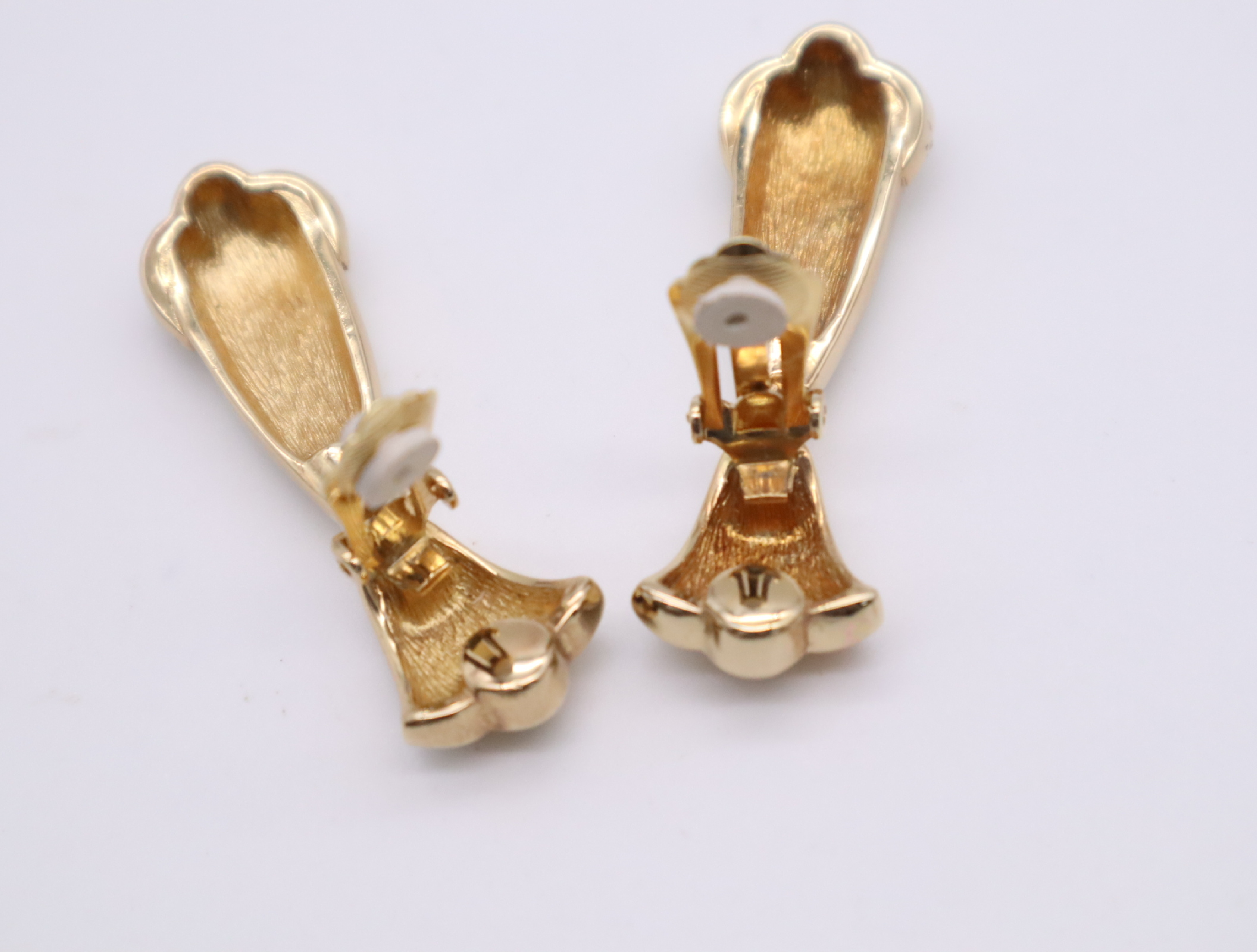 GP/Enamel/Rhinestone Rhinestone Enamel Drop Earrings — view 4