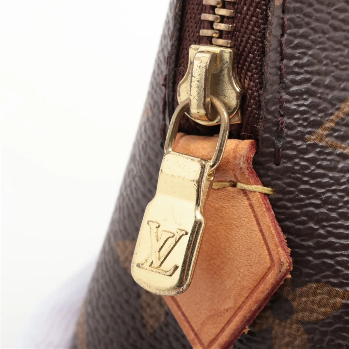 Monogram World Tour Pochette Cosmetic M41439 Serial Unknown Brown Pouch — view 7