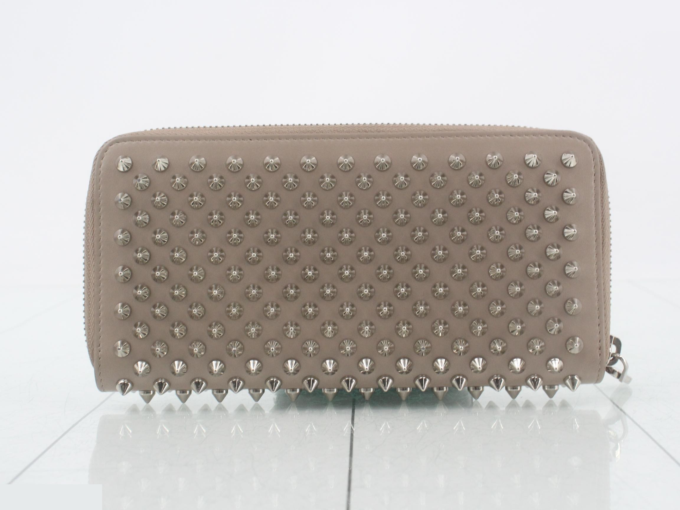 Panettone Leather Round Zipper Long Wallet — view 2