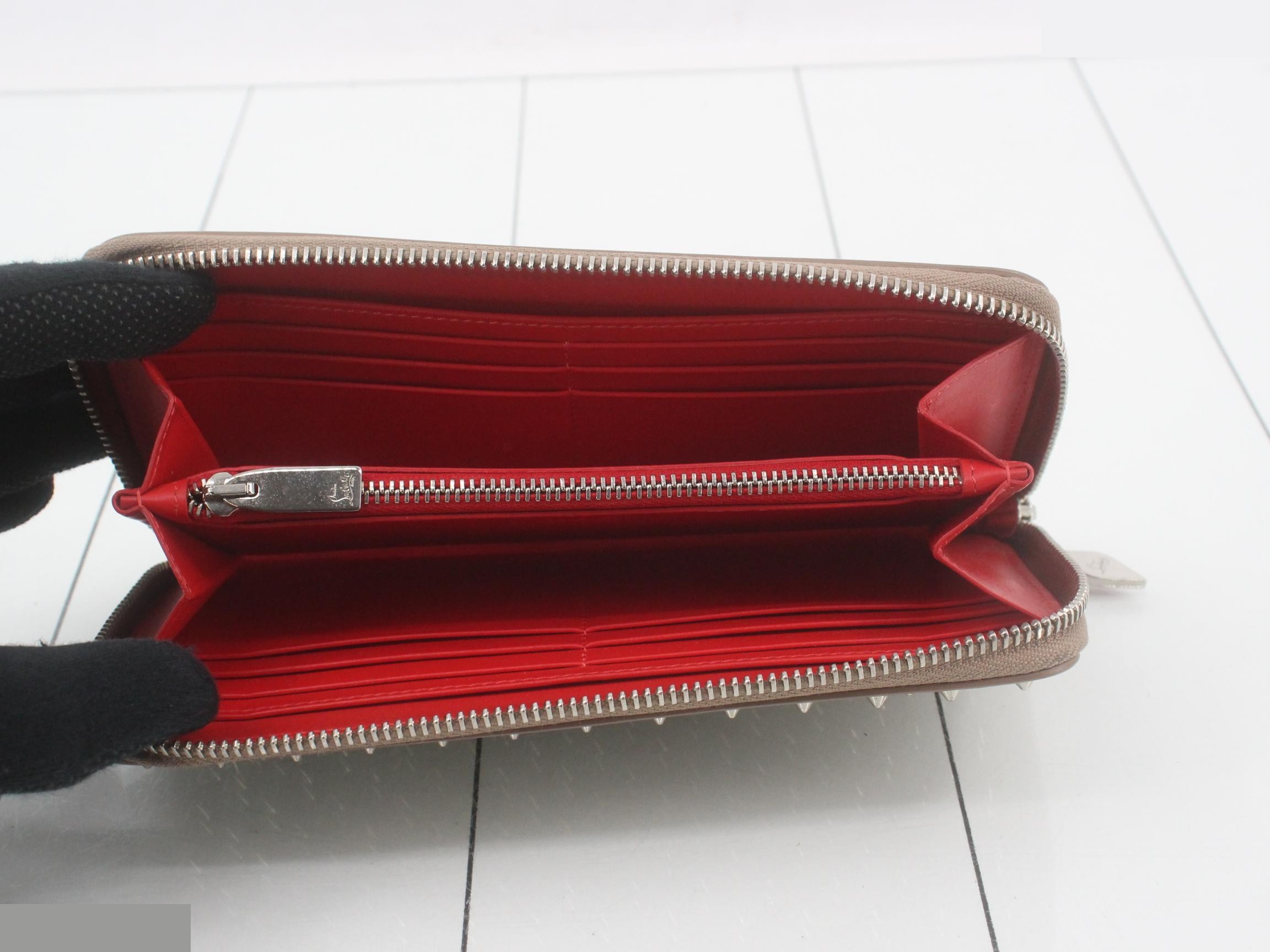 Panettone Leather Round Zipper Long Wallet — view 4