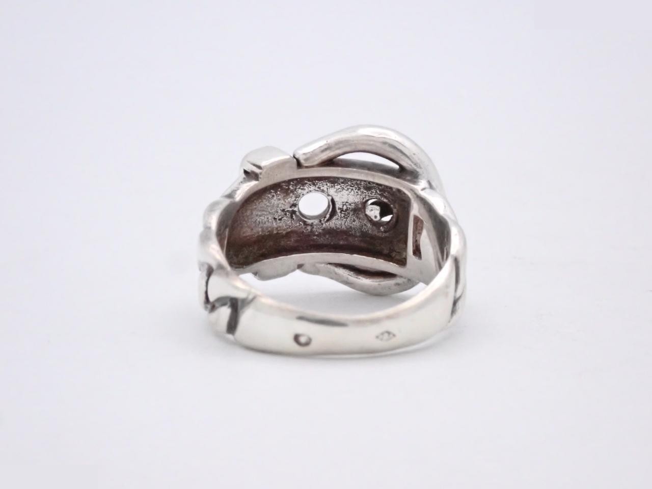 Audienne ring, stamped 50, actual size #12, 925 sterling silver / 5.8g — view 2