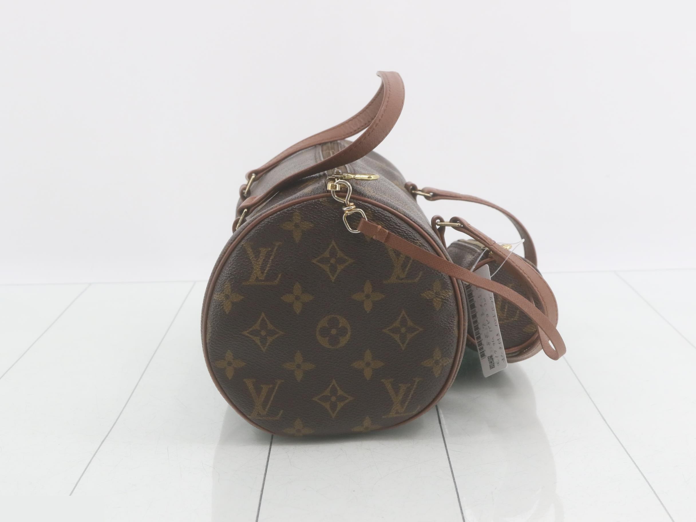 Monogram Papillon 30 handbag with pouch — view 4