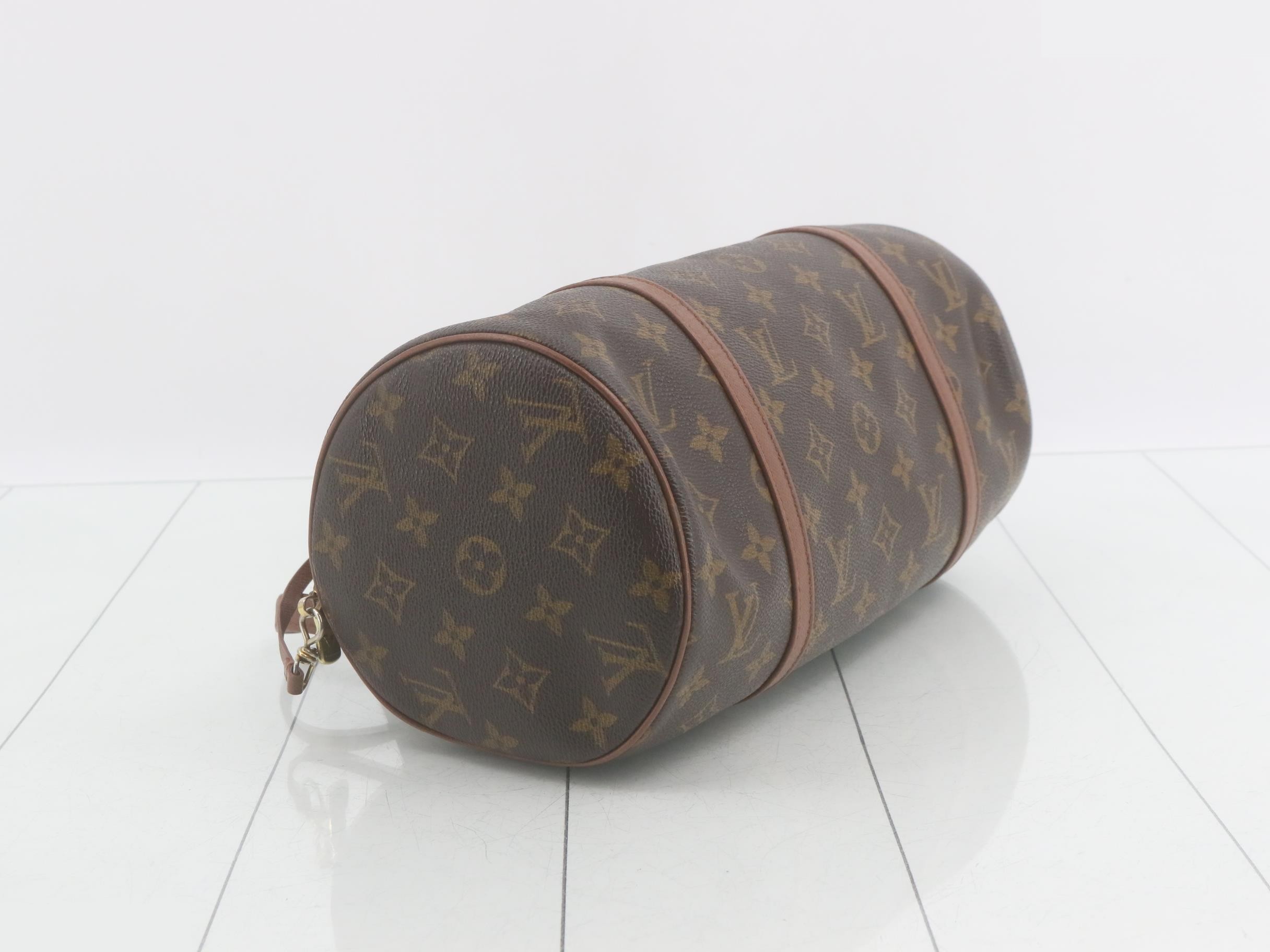 Monogram Papillon 30 handbag with pouch — view 5