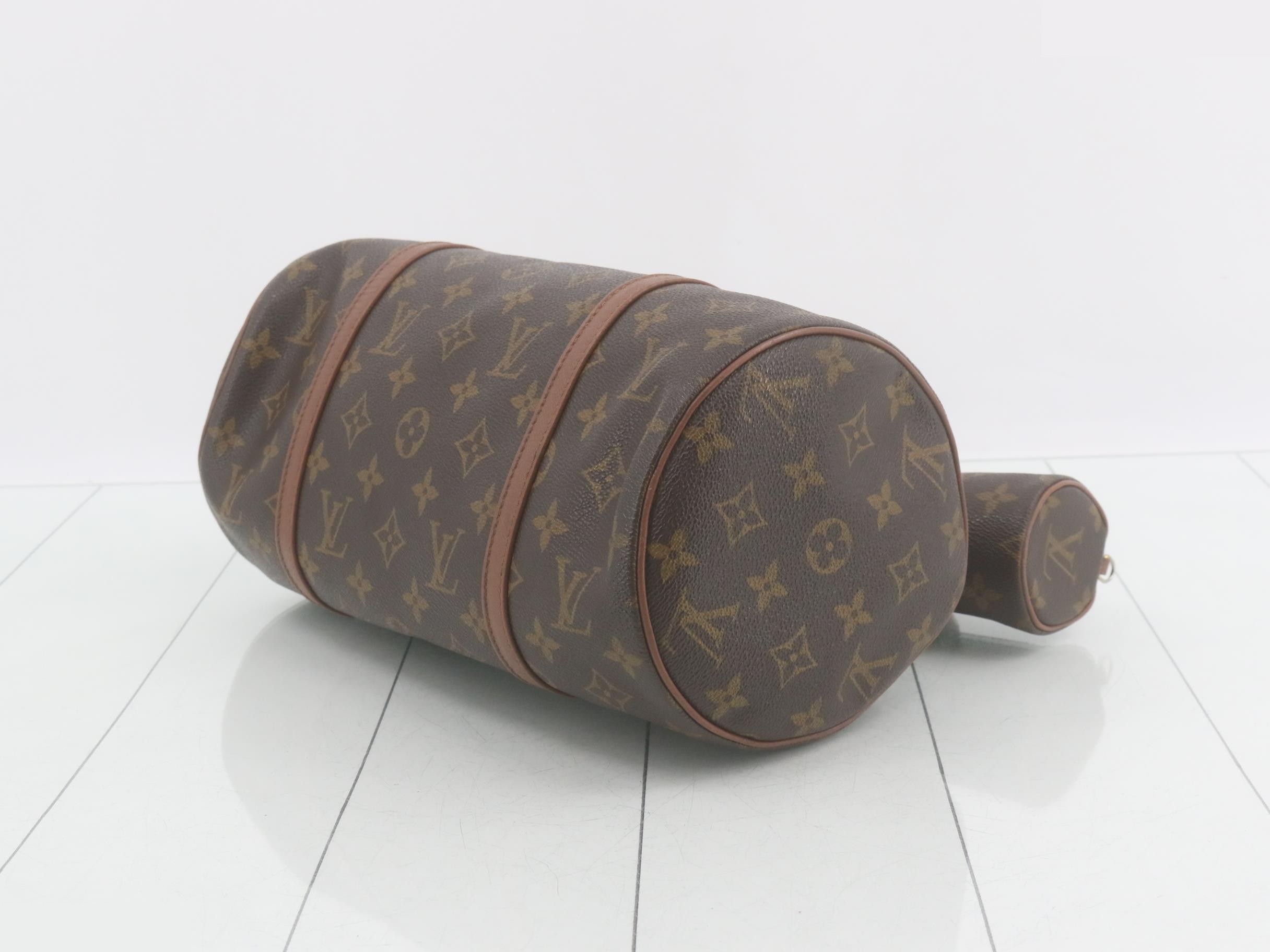 Monogram Papillon 30 handbag with pouch — view 6