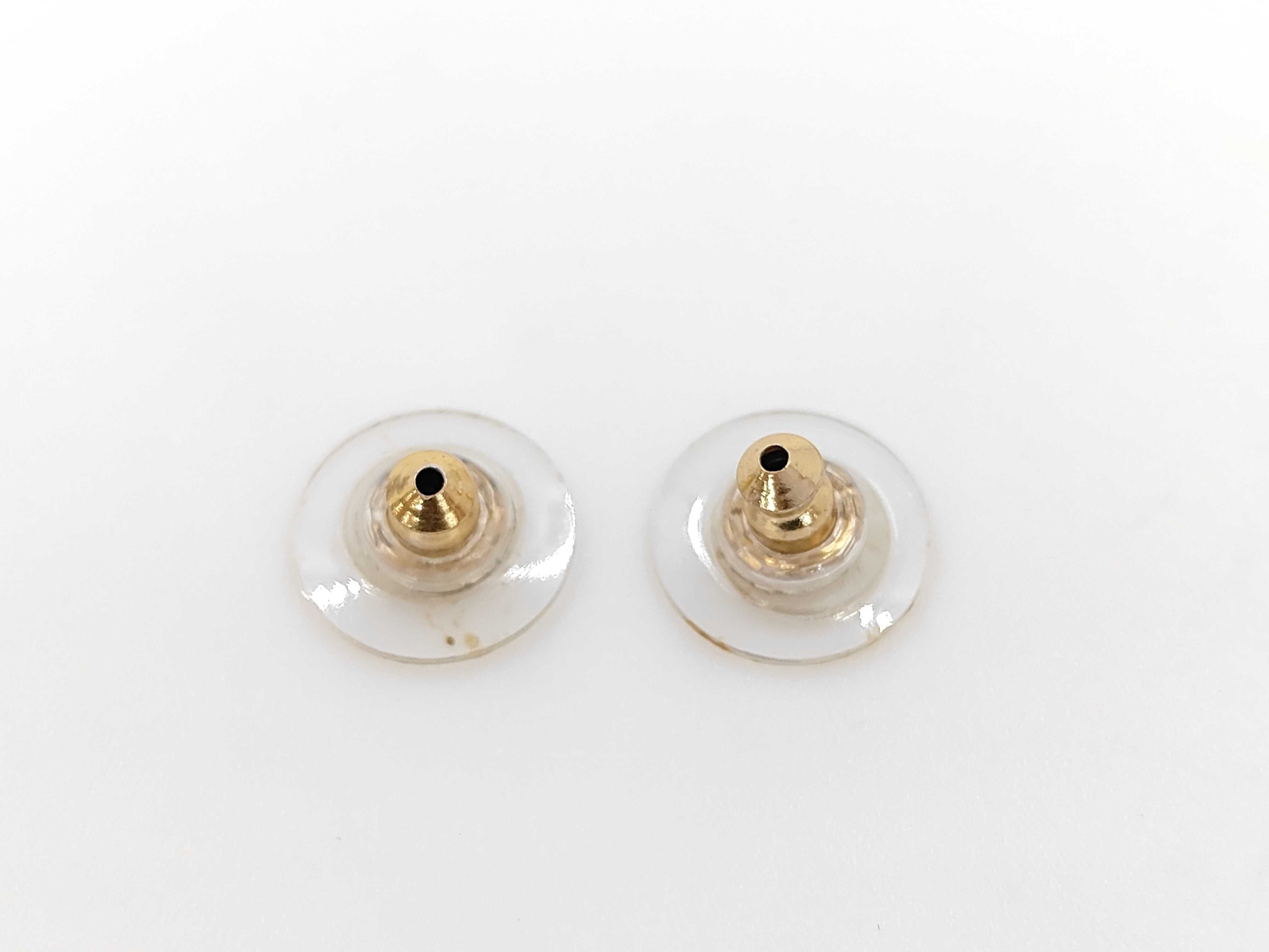 earrings, Coco Mark stud, gold, 03P — view 4