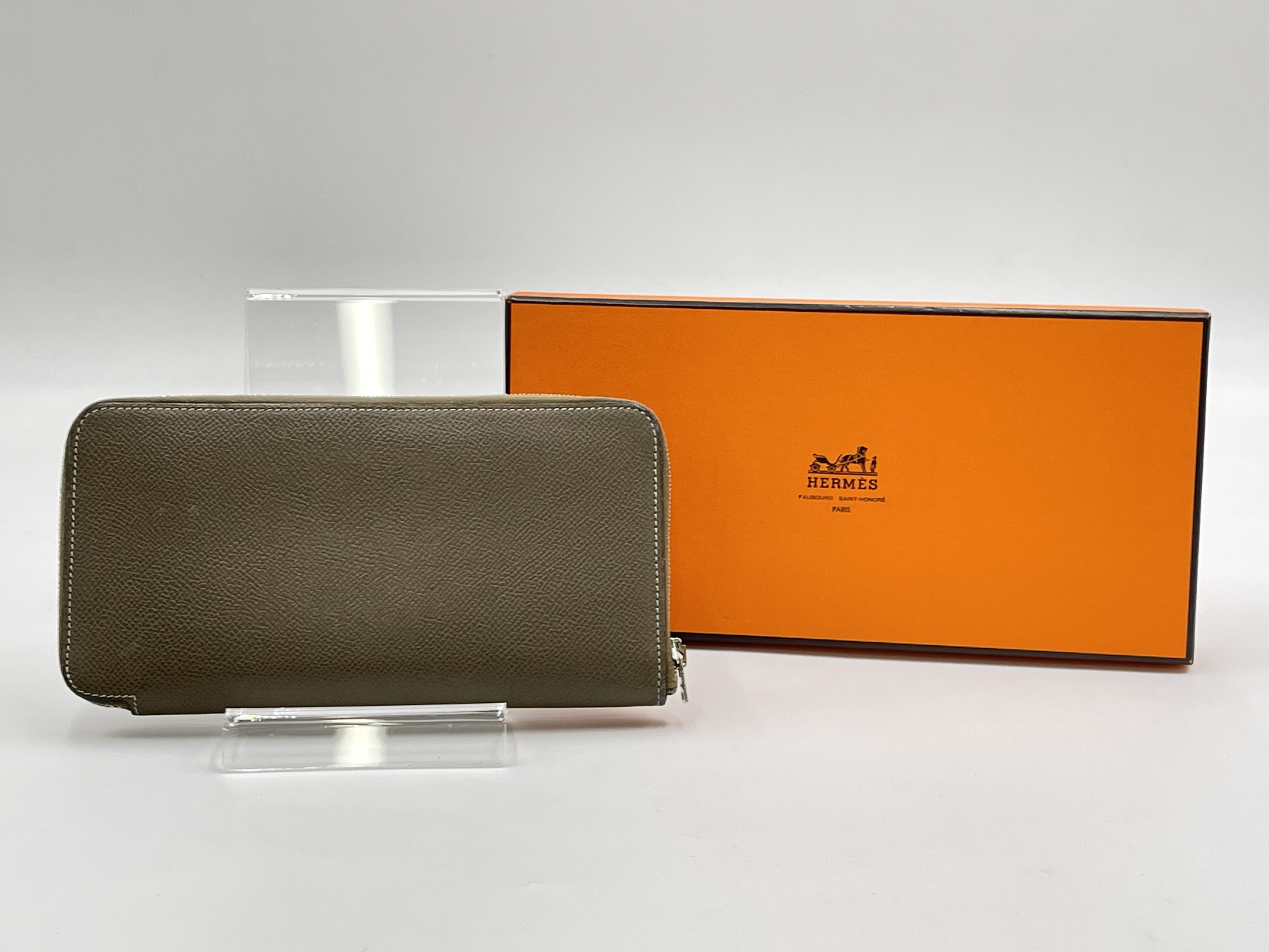Azap Long Silk In Veau Epsom 063215CK-AA O stamp Japan tag Long wallet — view 14