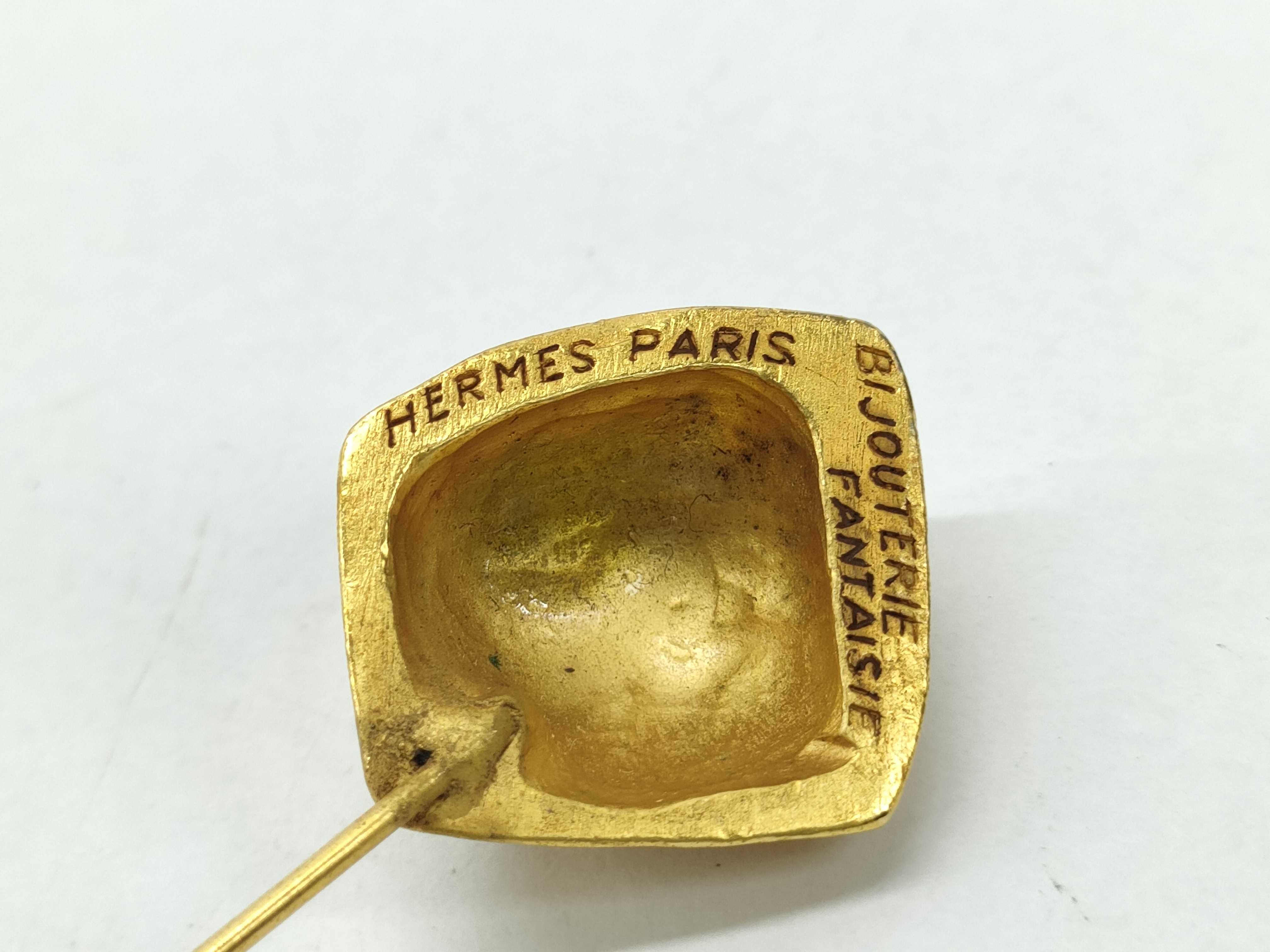 vintage rock-patterned pin brooch — view 7