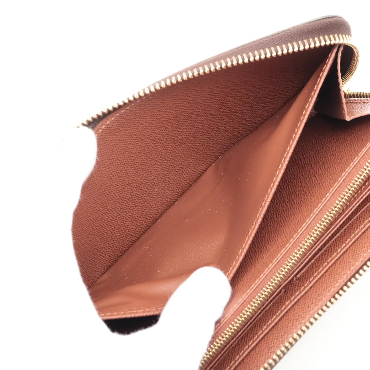 Monogram Zippy Wallet M42616 Brown Round Zip Wallet (RFID detected) — view 4