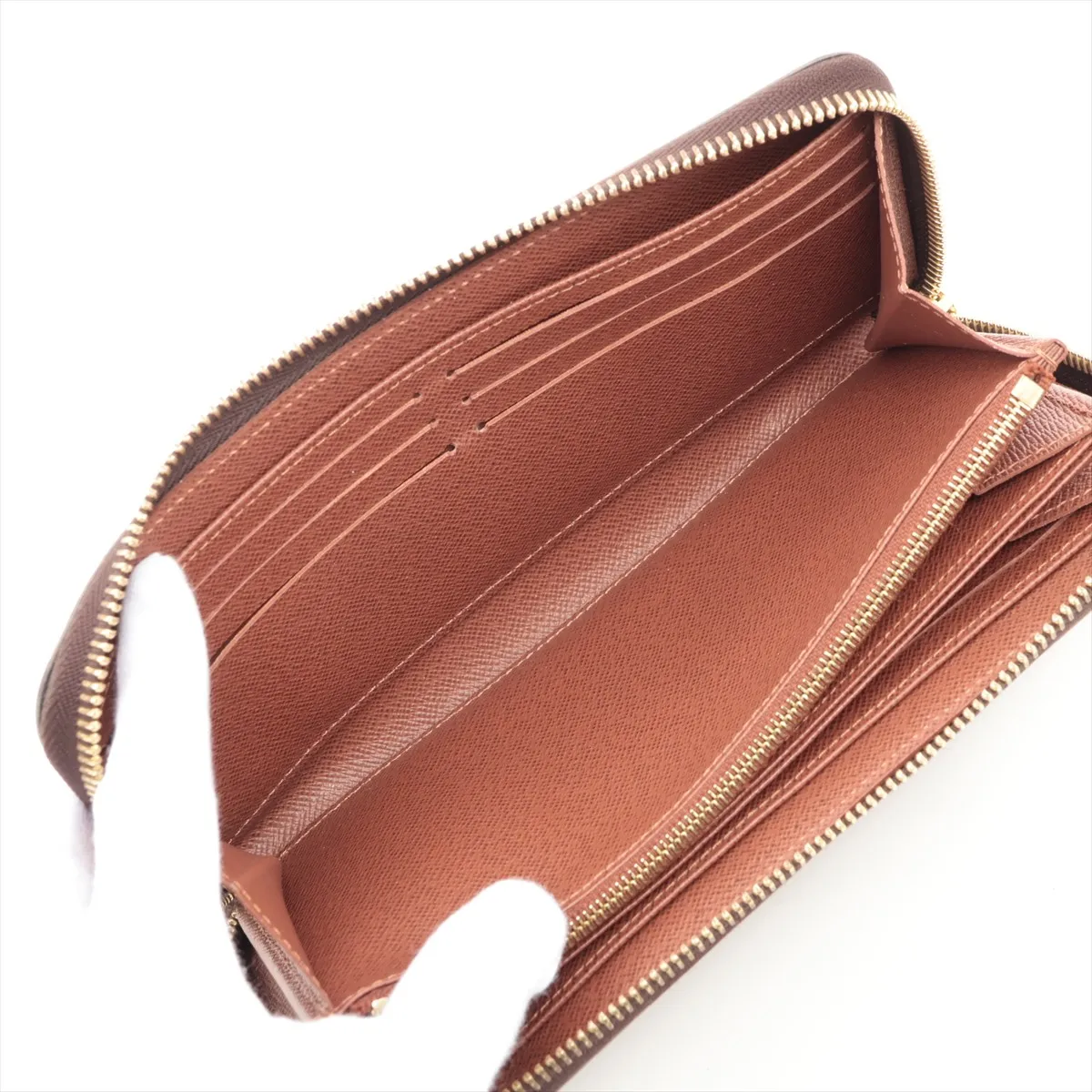 Monogram Zippy Wallet M42616 Brown Round Zip Wallet (RFID detected) — view 5