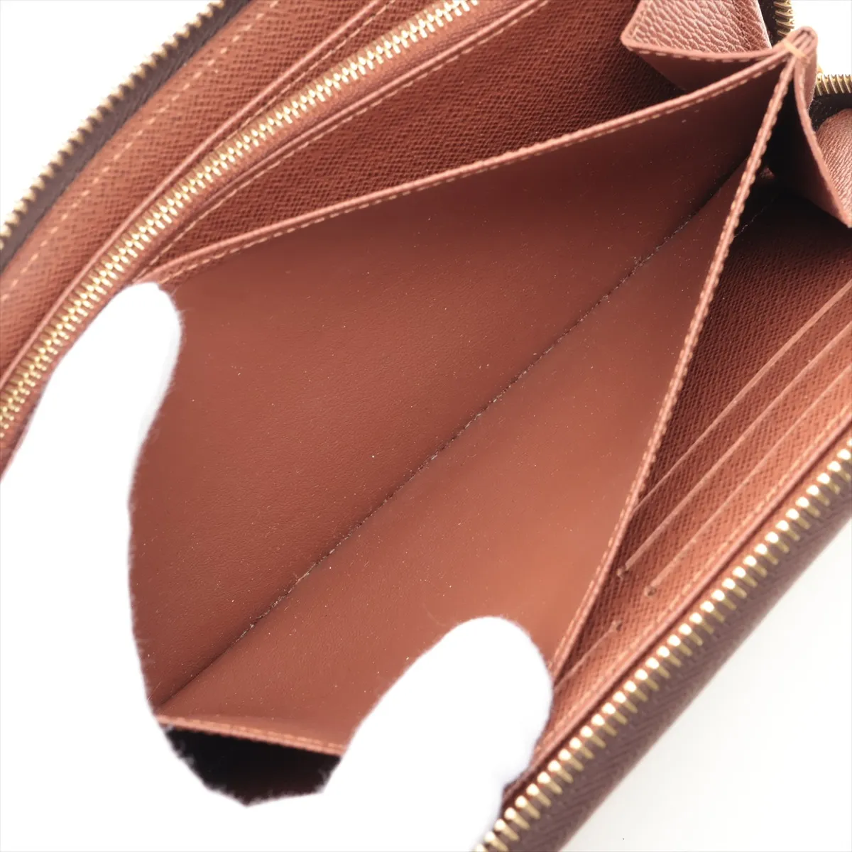 Monogram Zippy Wallet M42616 Brown Round Zip Wallet (RFID detected) — view 7