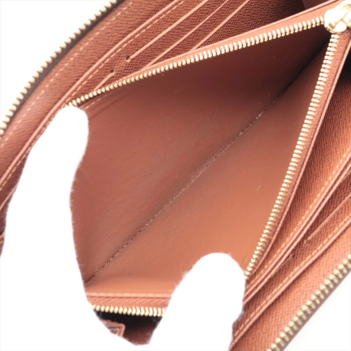 Monogram Zippy Wallet M42616 Brown Round Zip Wallet (RFID detected) — view 10