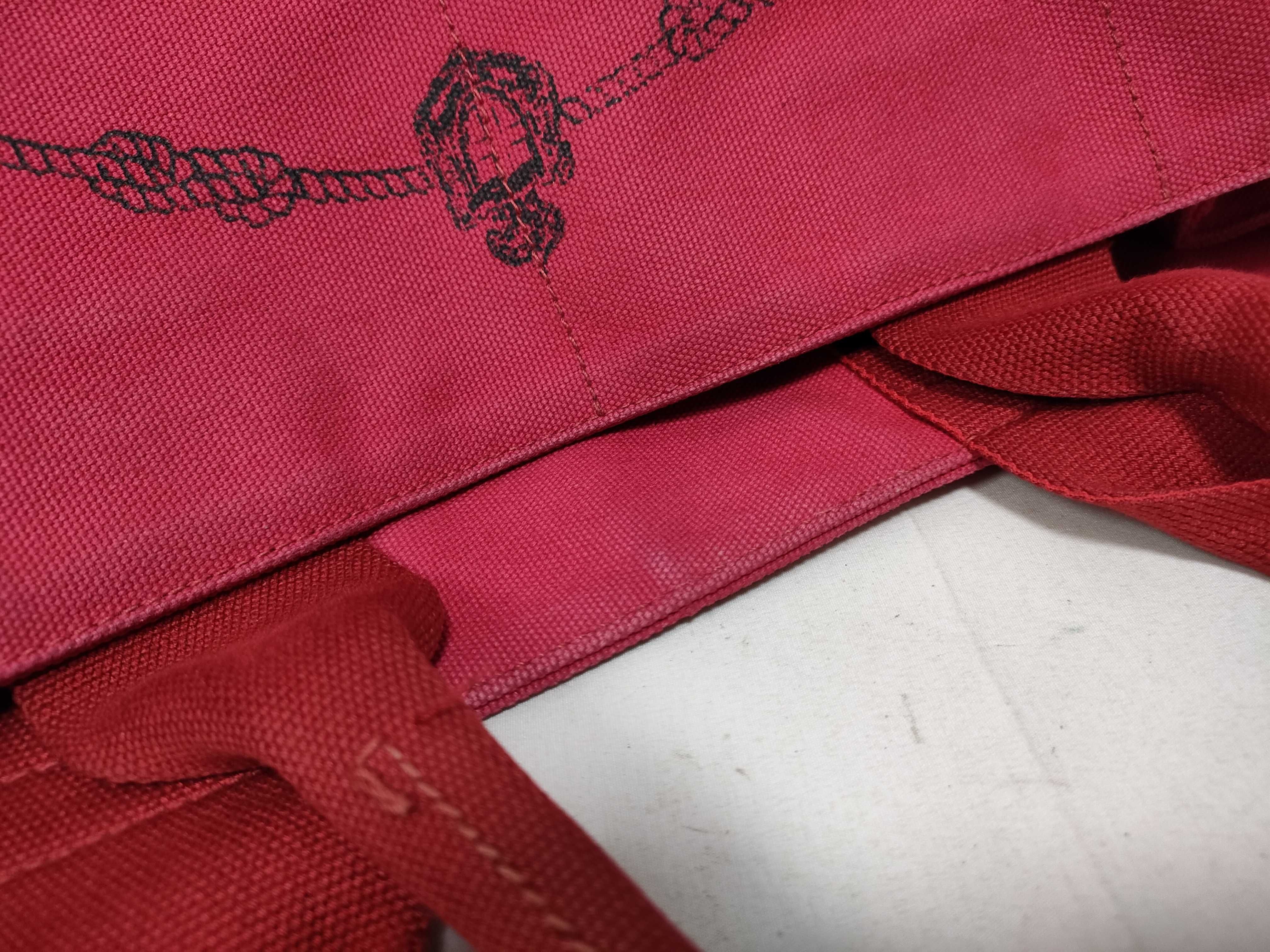 Canapa Red Large Tote Bag — view 10