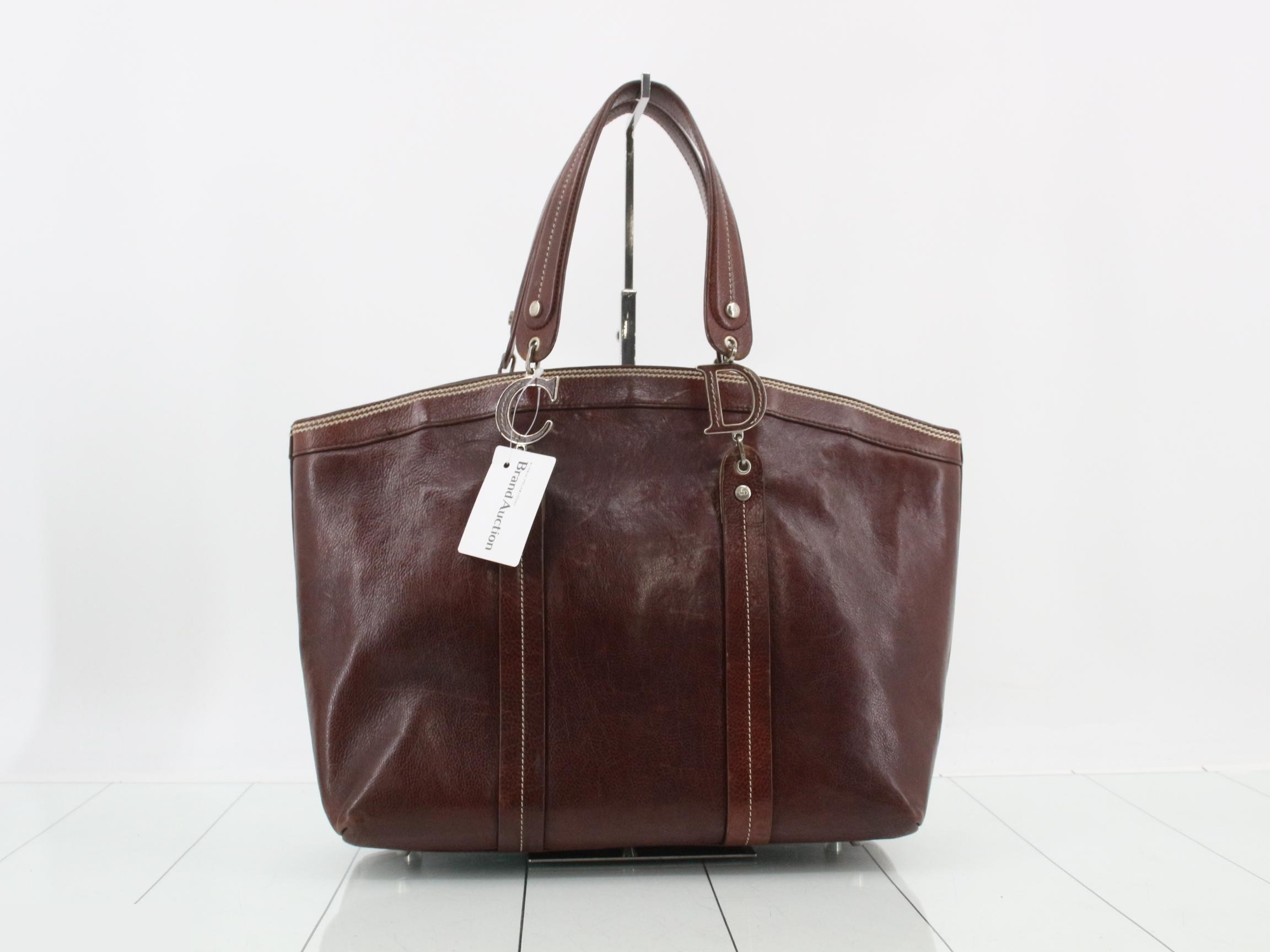 Leather Flower Tote Bag — view 2