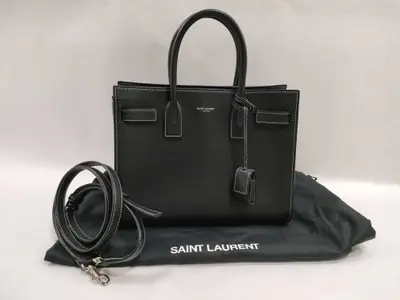 Sac de Jour Baby 2-way handbag, black, with strap, 421863