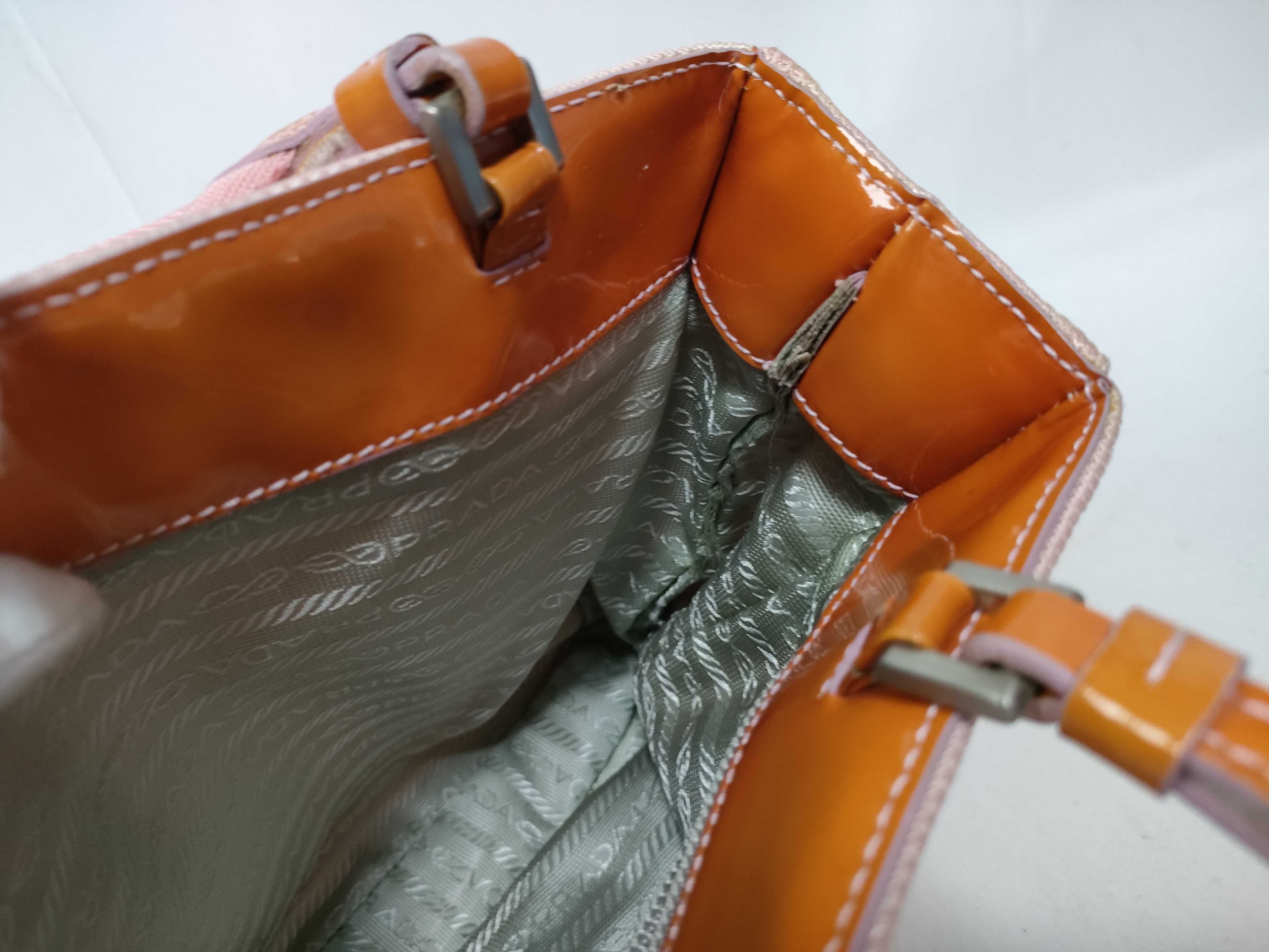 handbag pink with white tag handbag — view 12