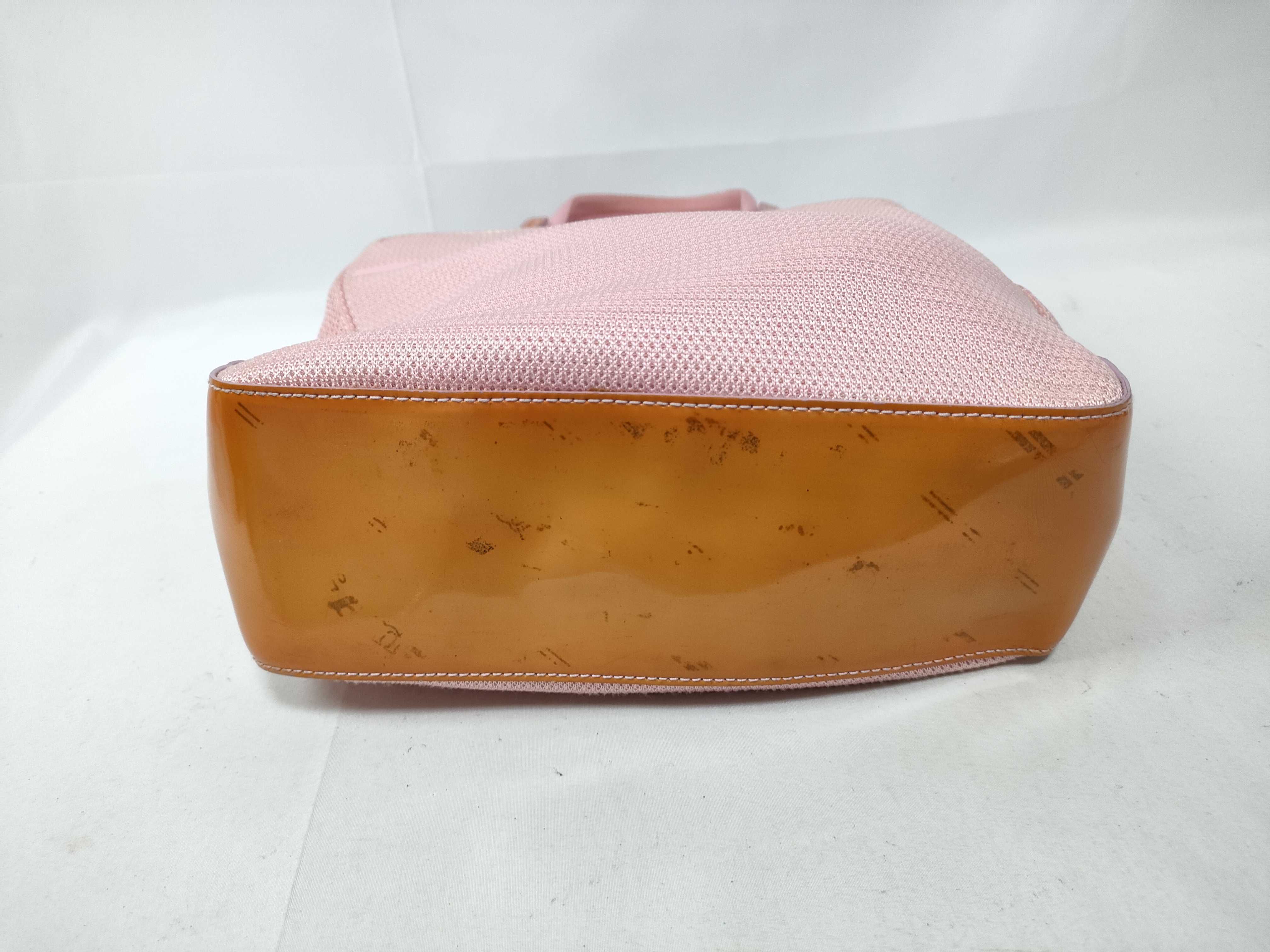 handbag pink with white tag handbag — view 3