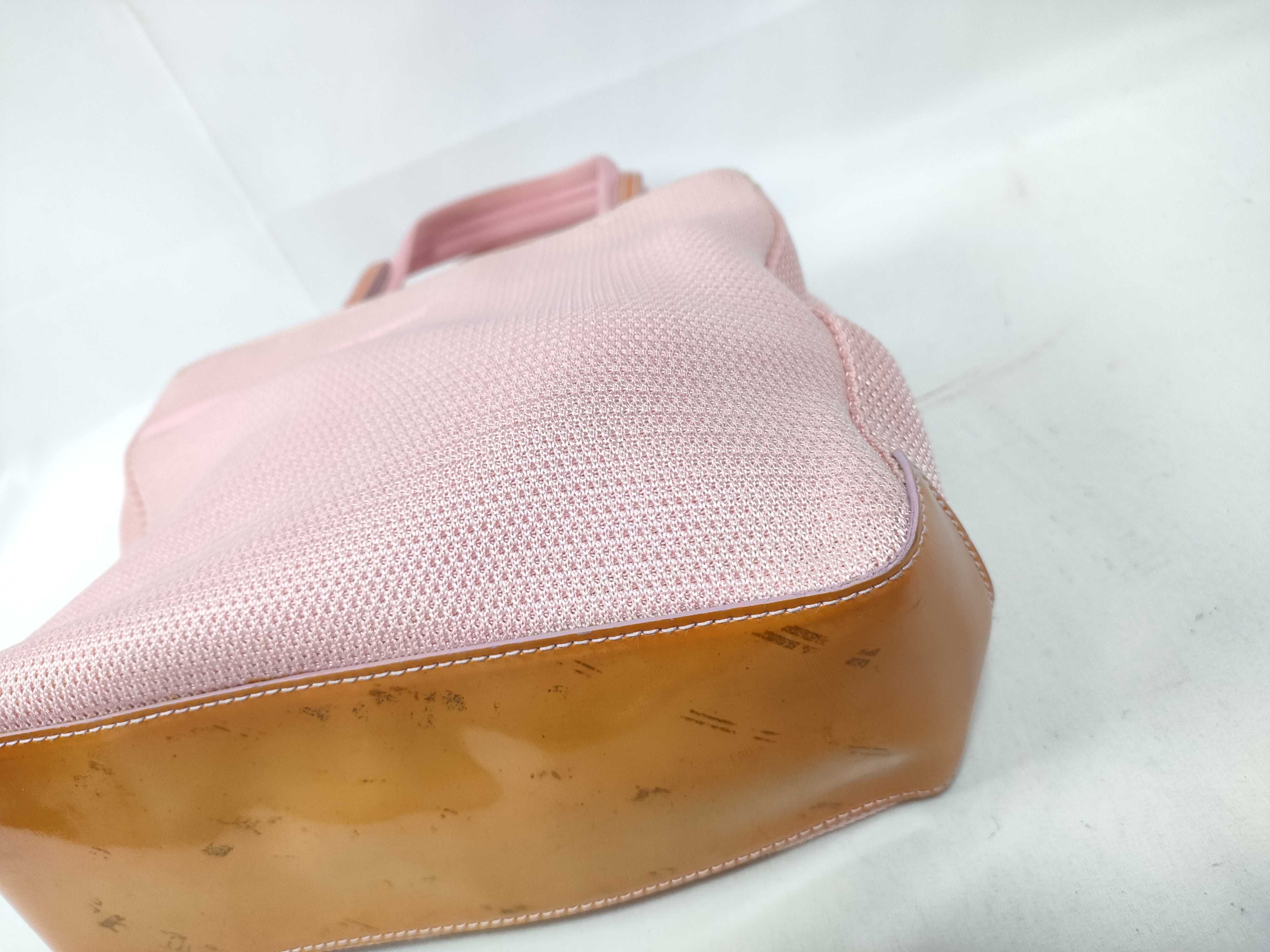 handbag pink with white tag handbag — view 4