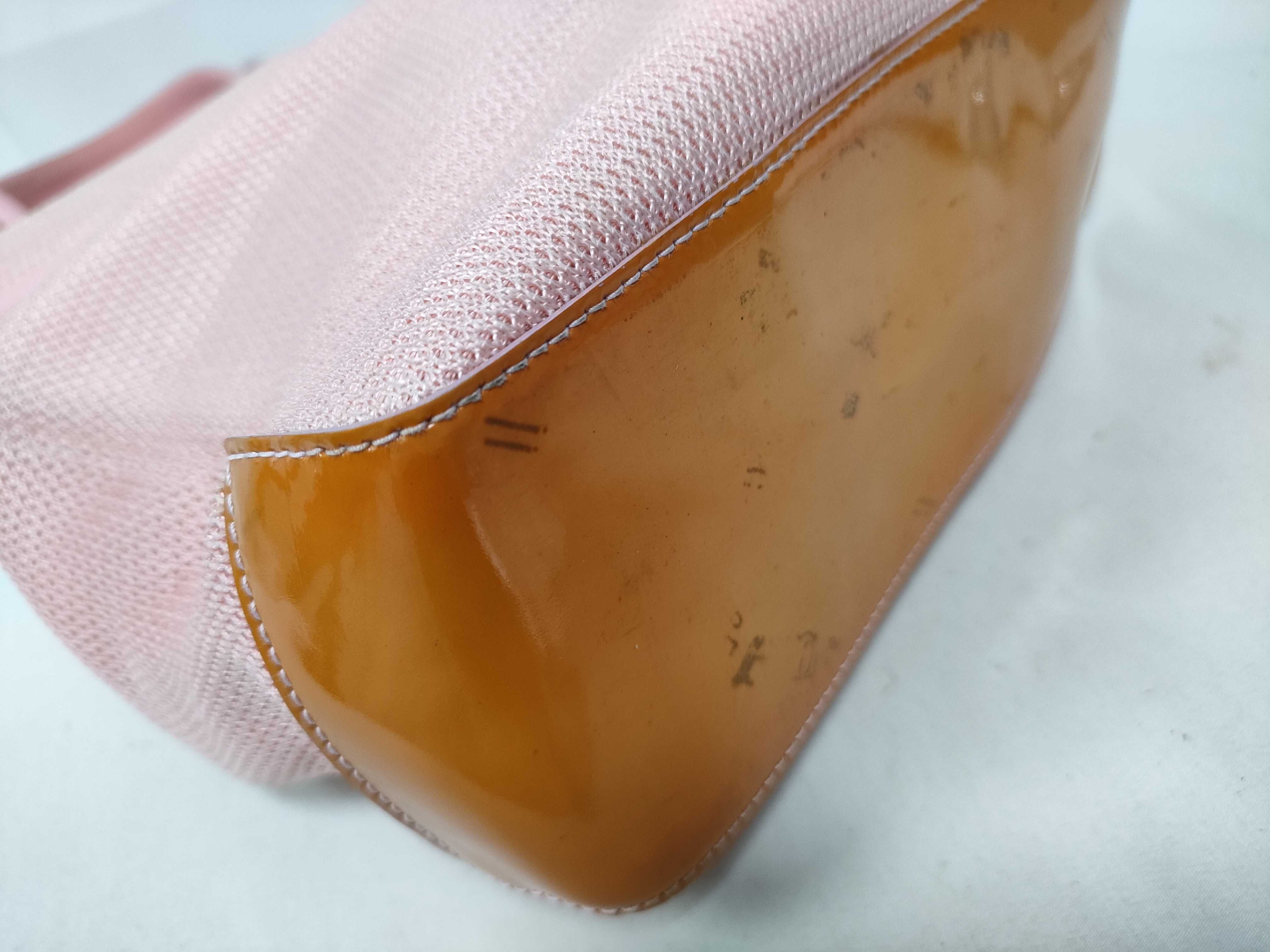 handbag pink with white tag handbag — view 6