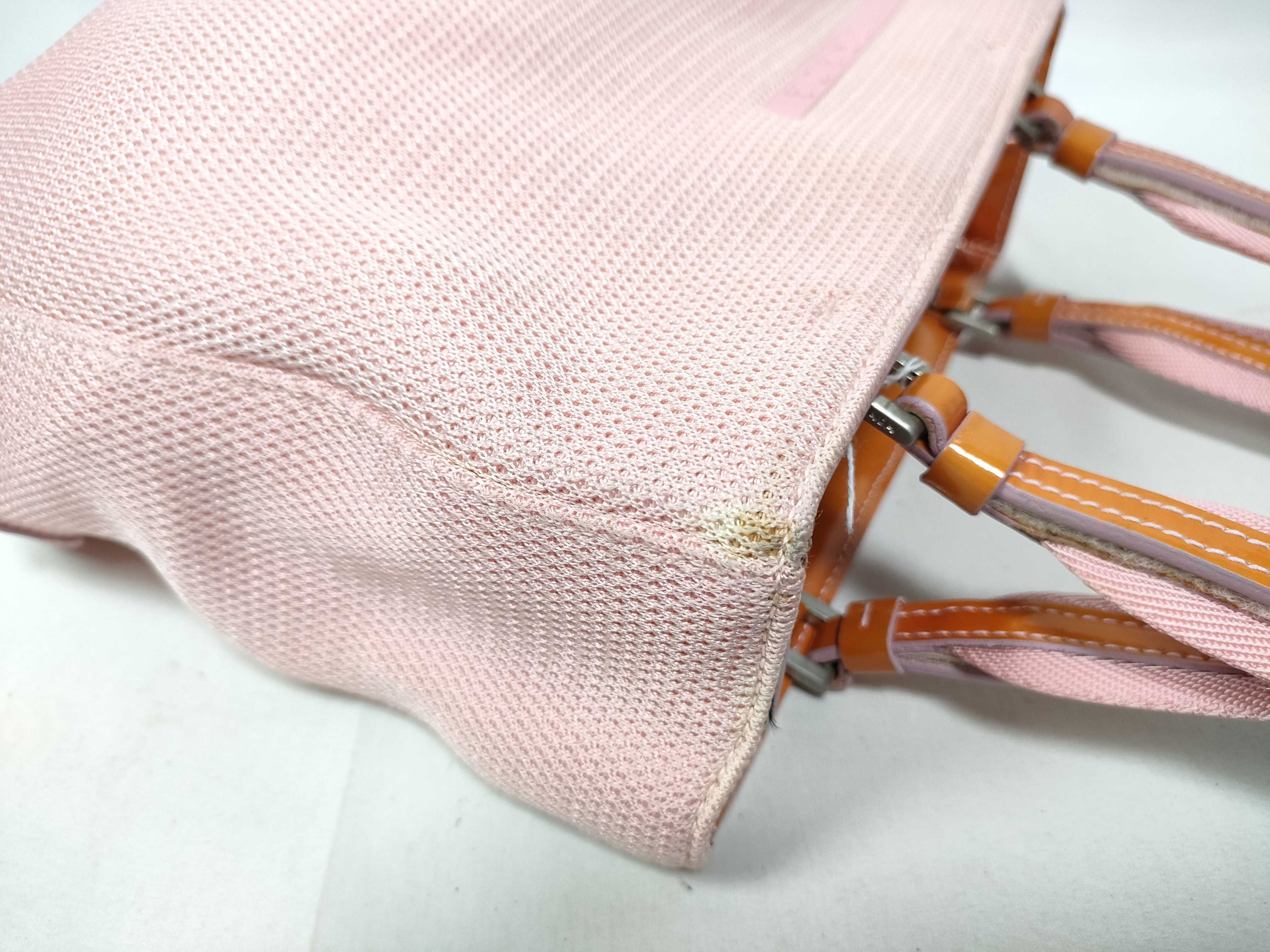handbag pink with white tag handbag — view 8