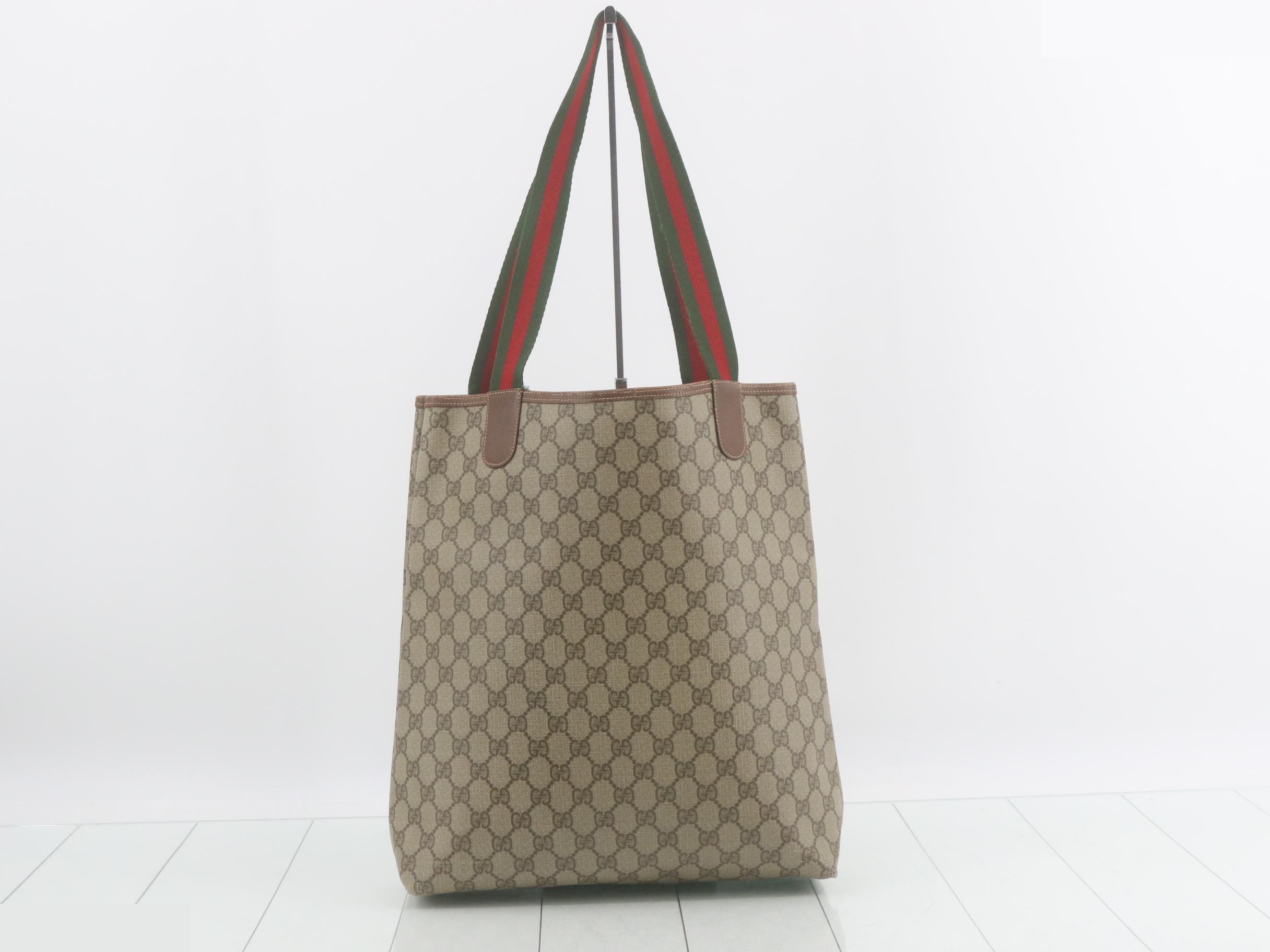 GG Supreme Sherry Line Tote Bag — view 2