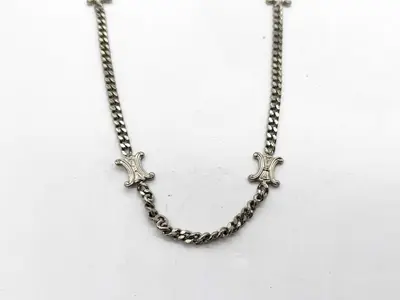 Macadam Necklace, Silver Necklace