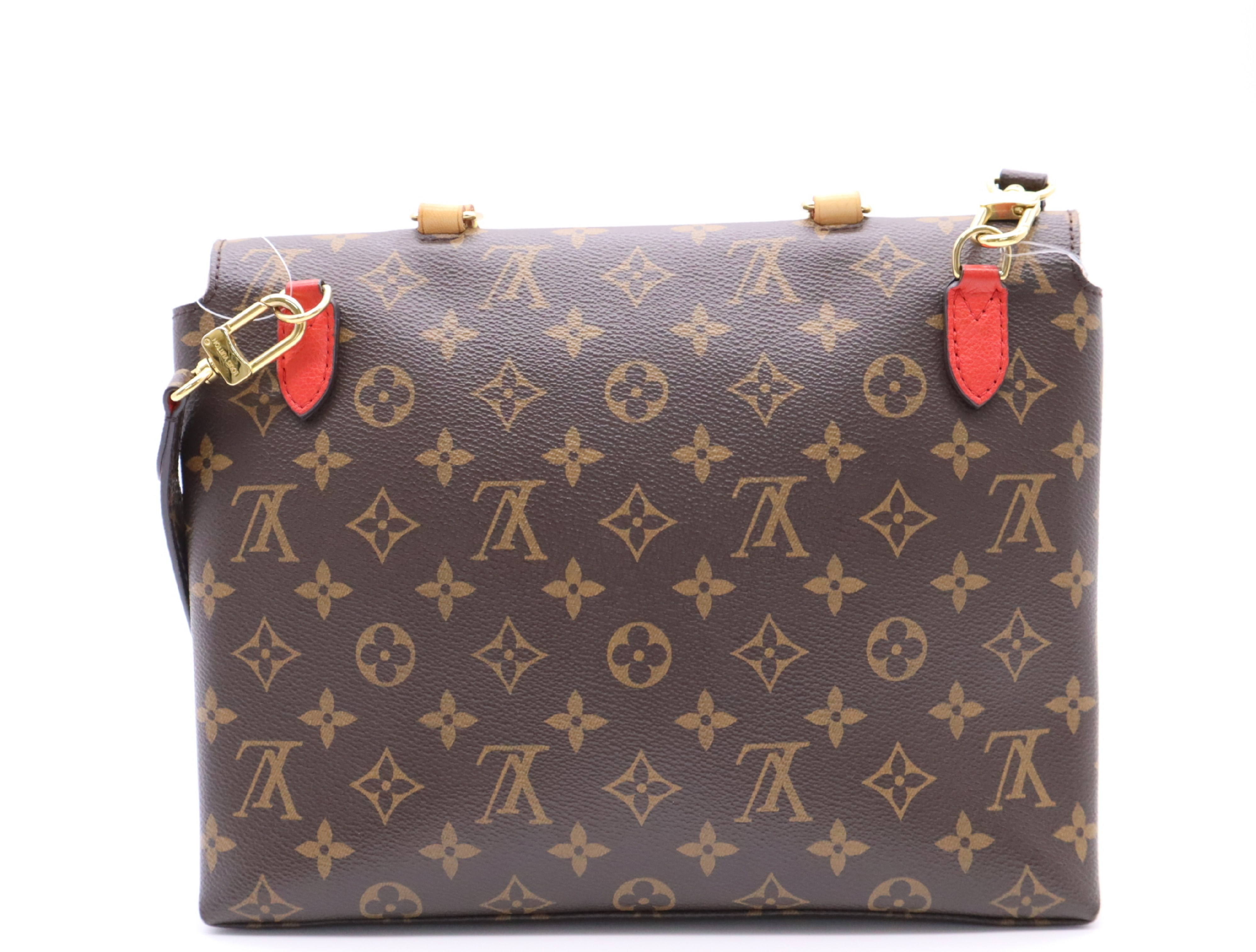 M44286 Monogram Marignan Coquelicot Shoulder Bag with Shoulder Strap and Dust Bag — view 2
