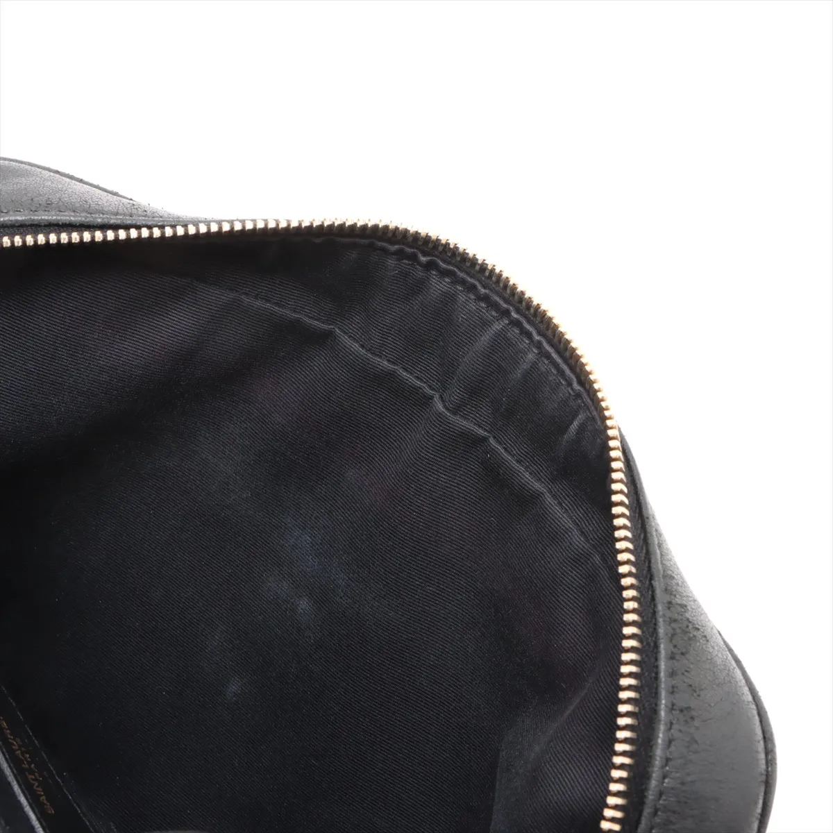 Roux Leather Shoulder Bag Black 612542 — view 12