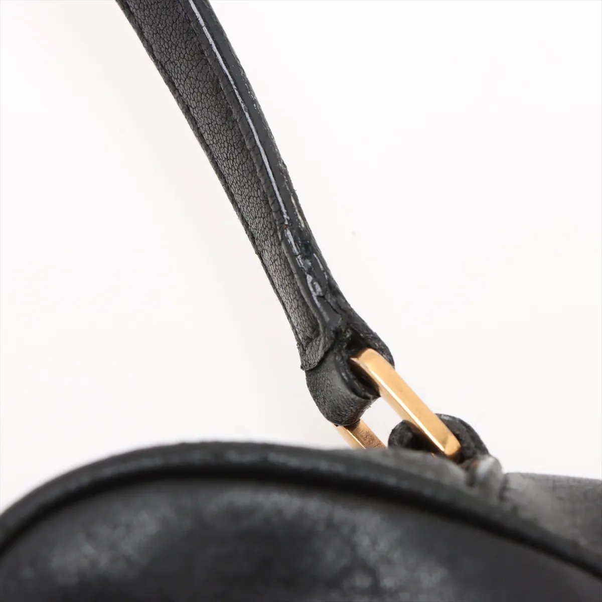 Roux Leather Shoulder Bag Black 612542 — view 14