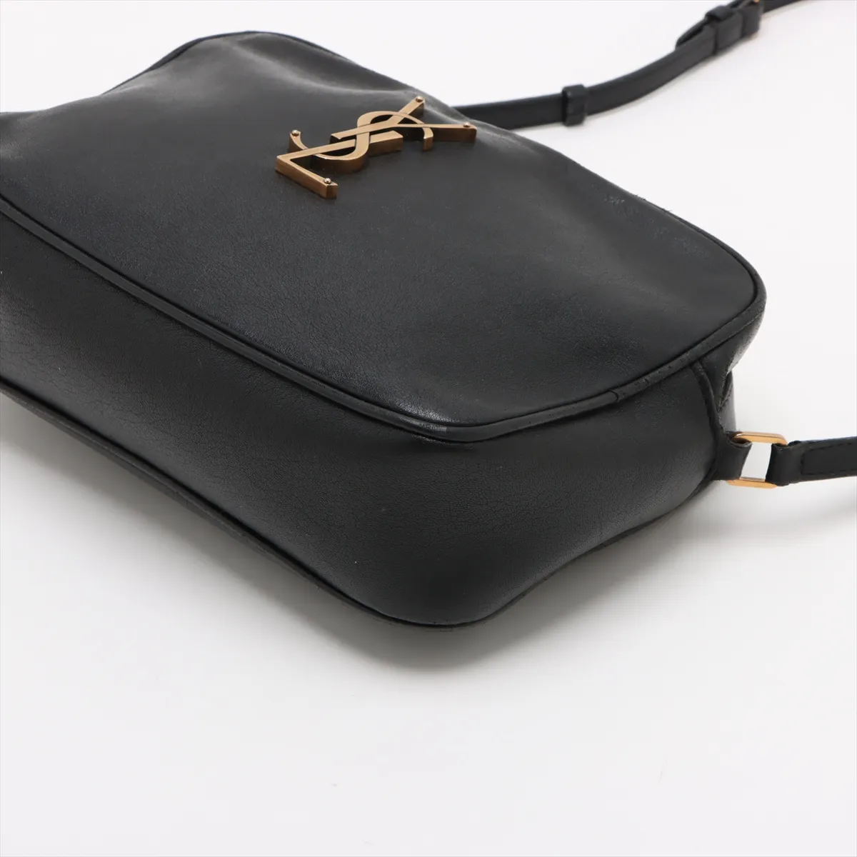 Roux Leather Shoulder Bag Black 612542 — view 3