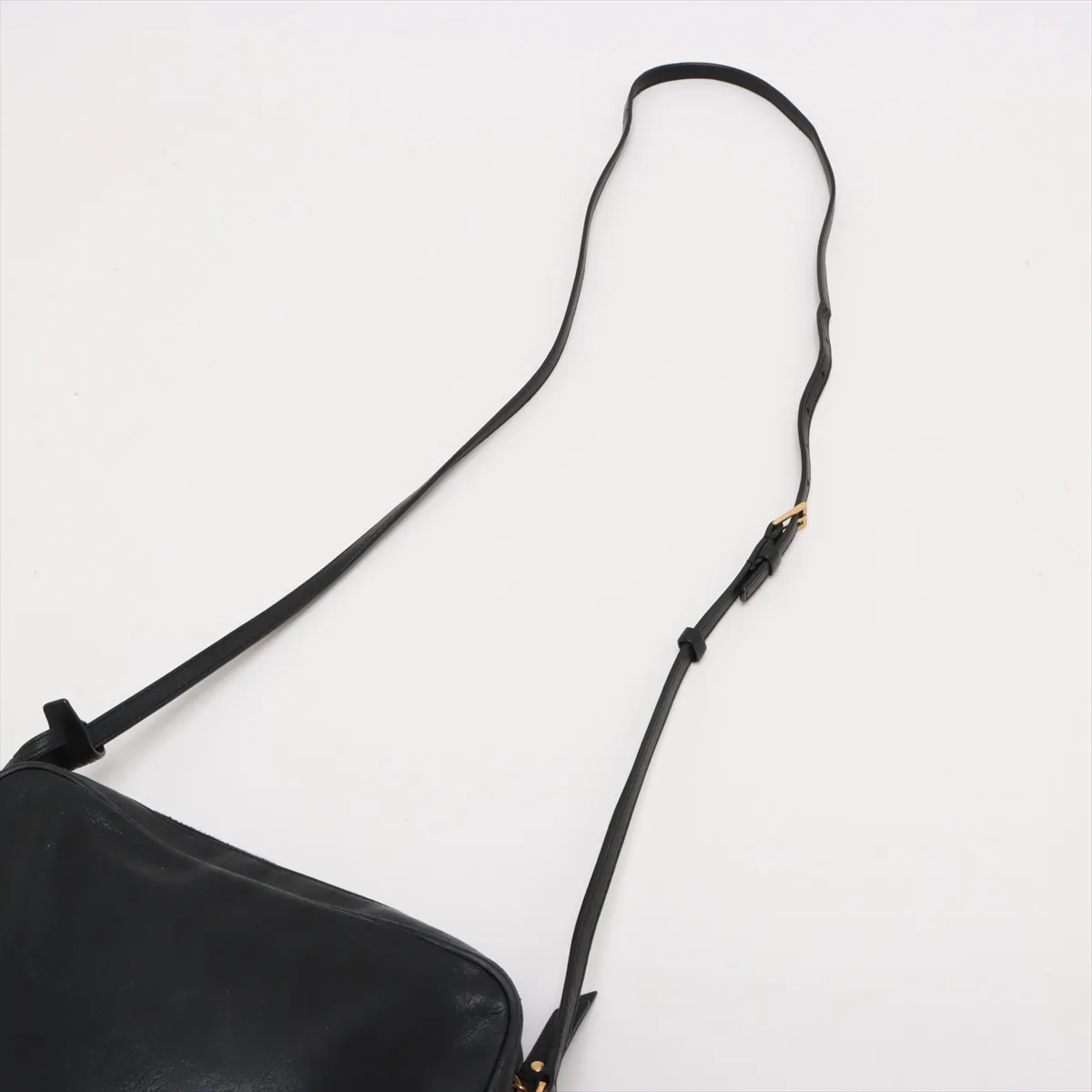 Roux Leather Shoulder Bag Black 612542 — view 5