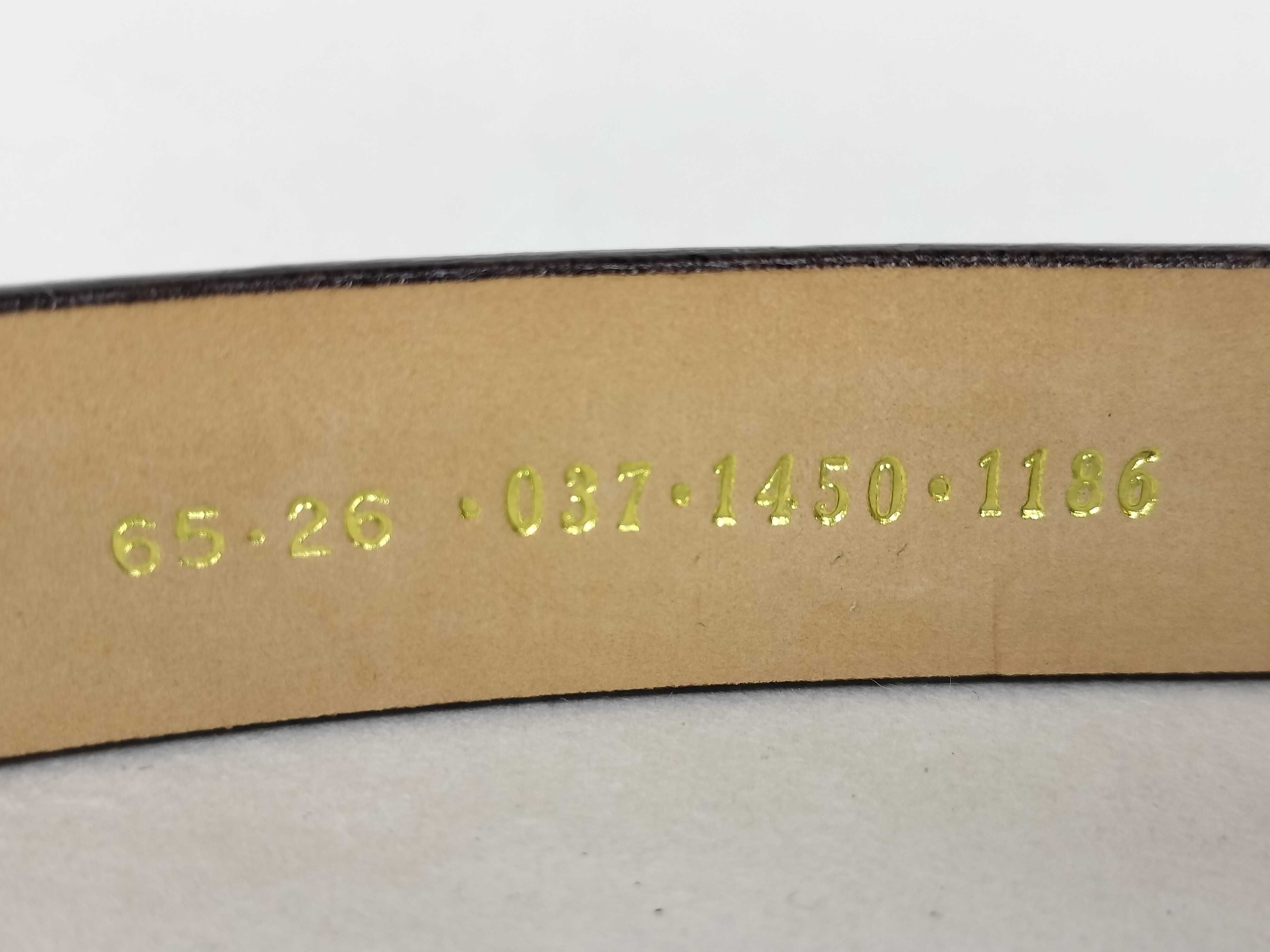 logo leather belt — view 5