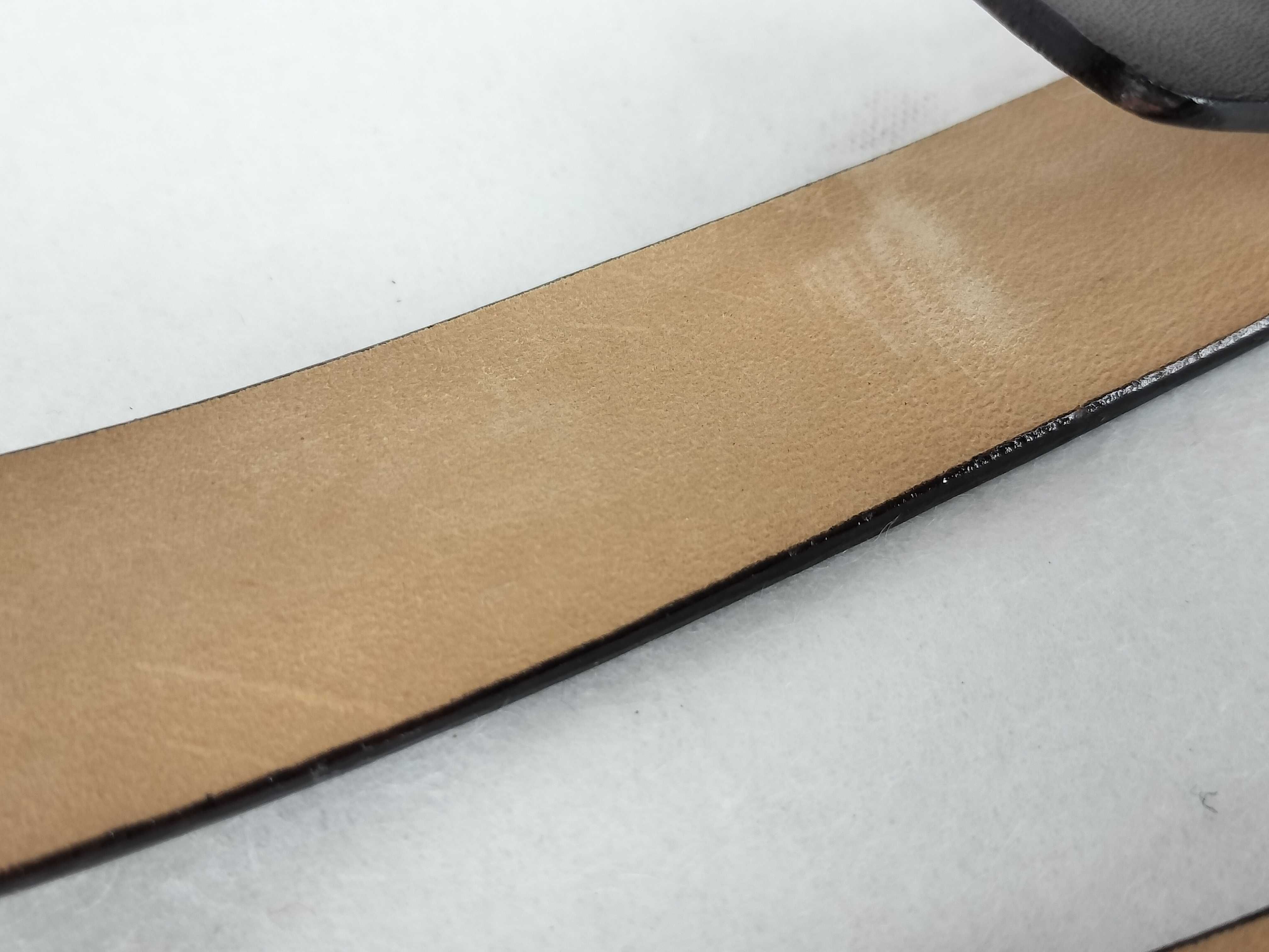 logo leather belt — view 8