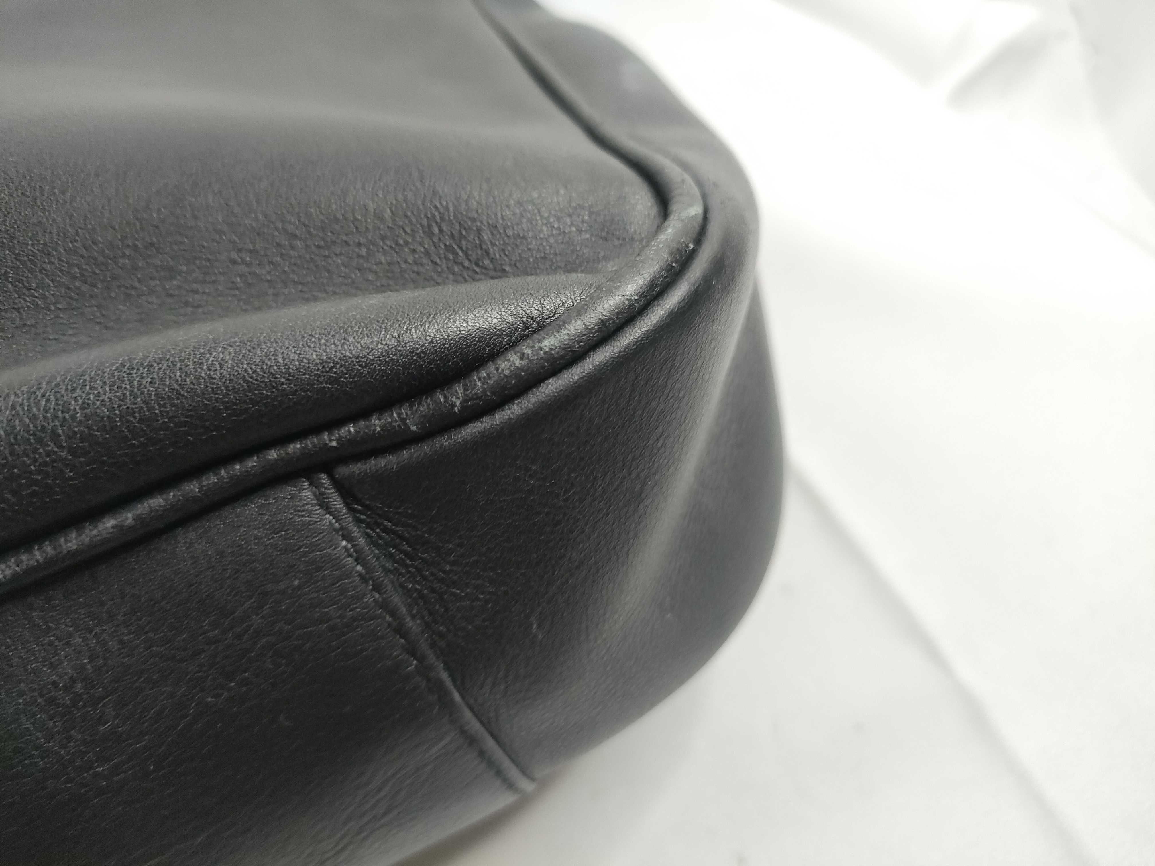 Bamboo Black Leather Handbag — view 5