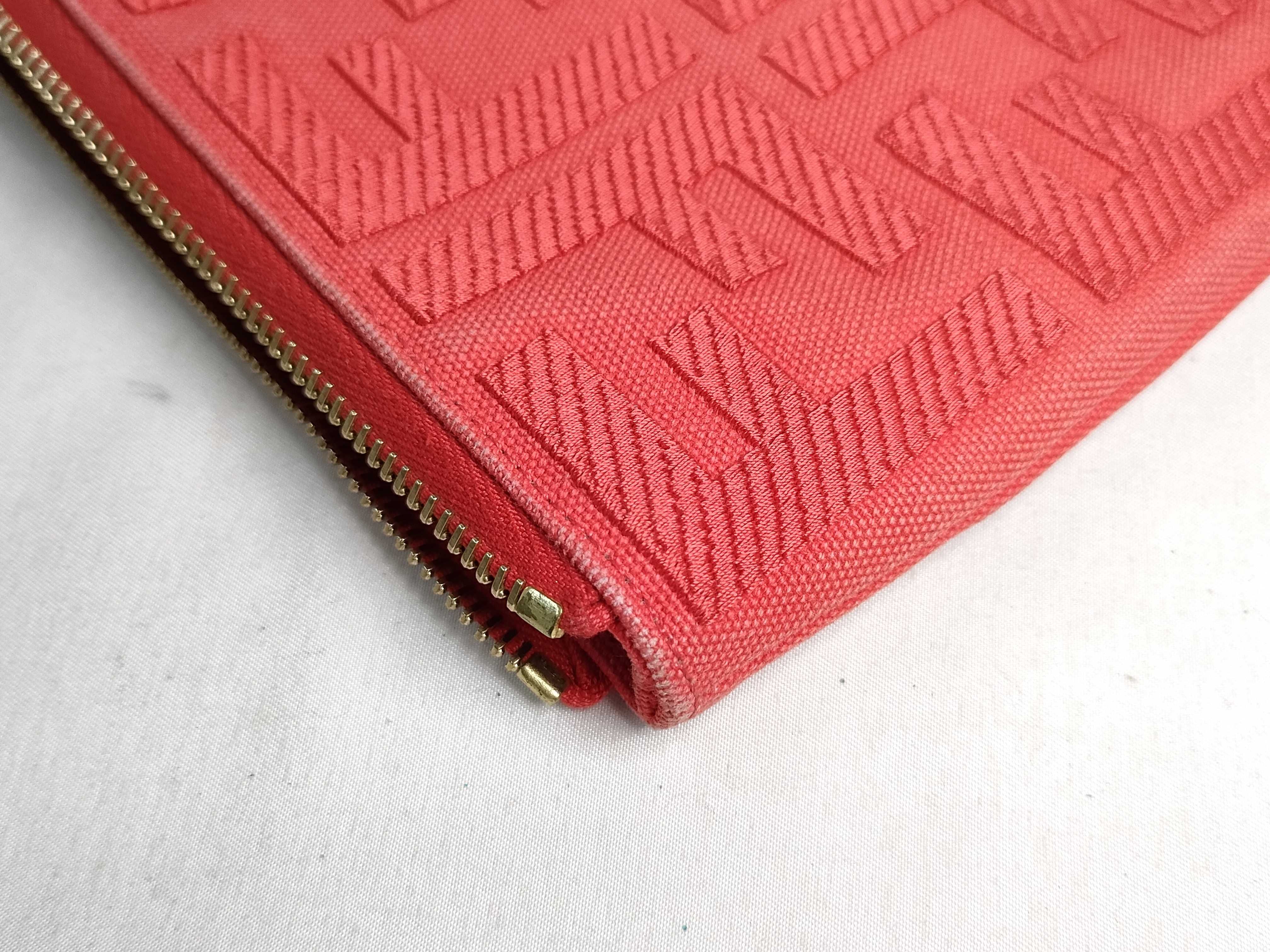 Zucca pattern Zucca canvas flat pouch 8N0148 pouch — view 10