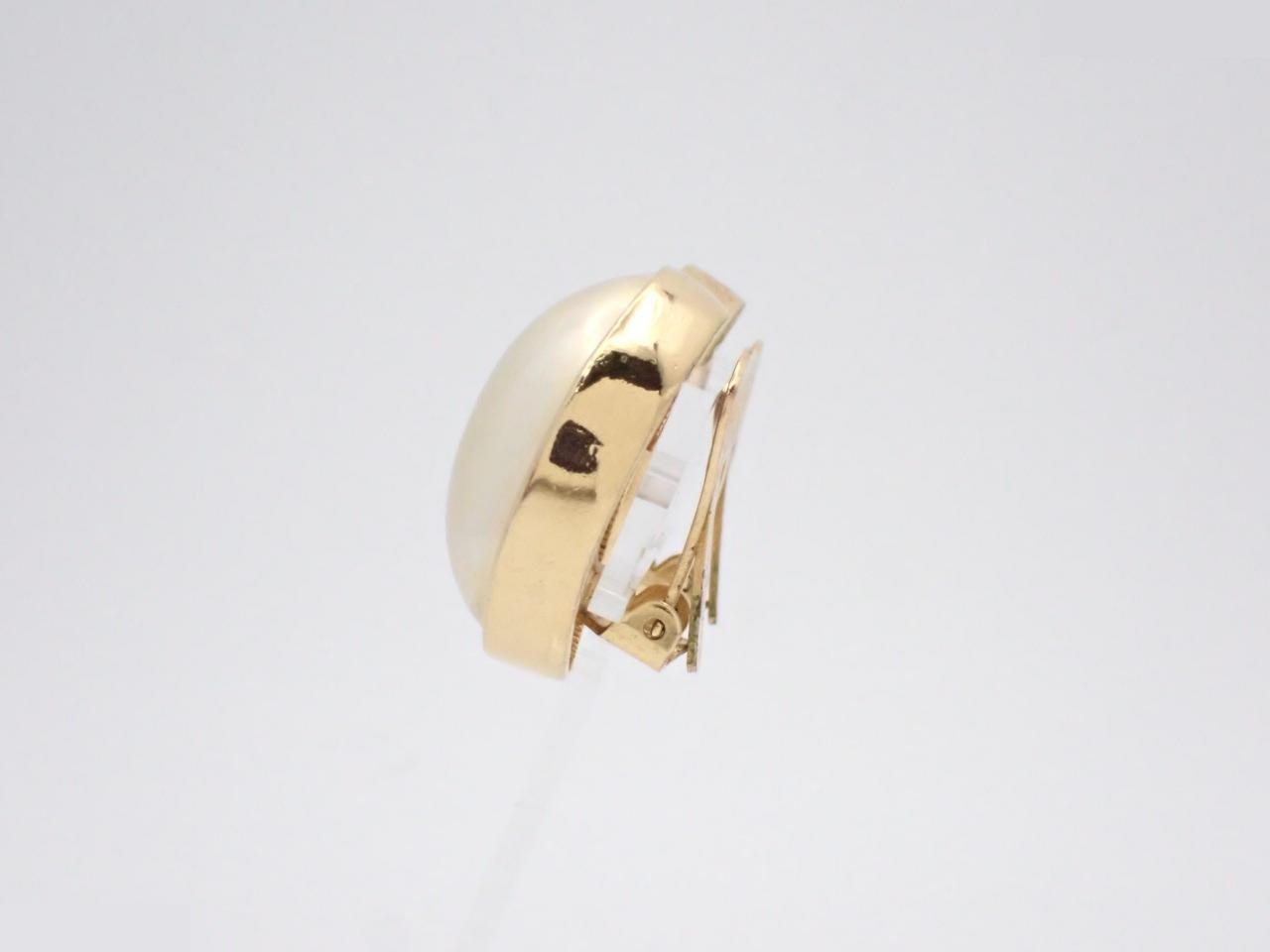 Pearl Earrings, Gold Plated — view 3