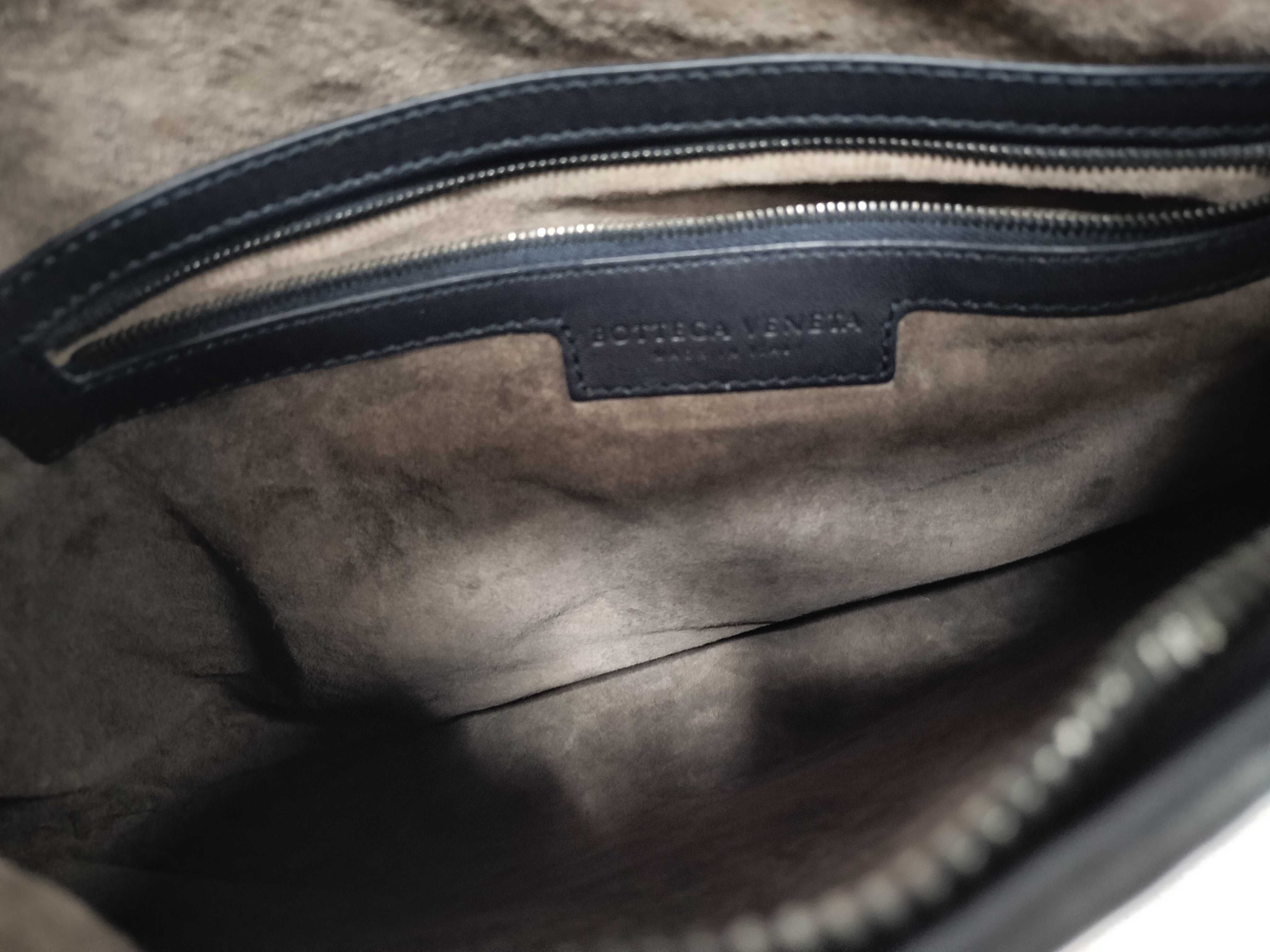 Intrecciato Semi-Shoulder Bag with Dust Bag (Handbag) — view 10