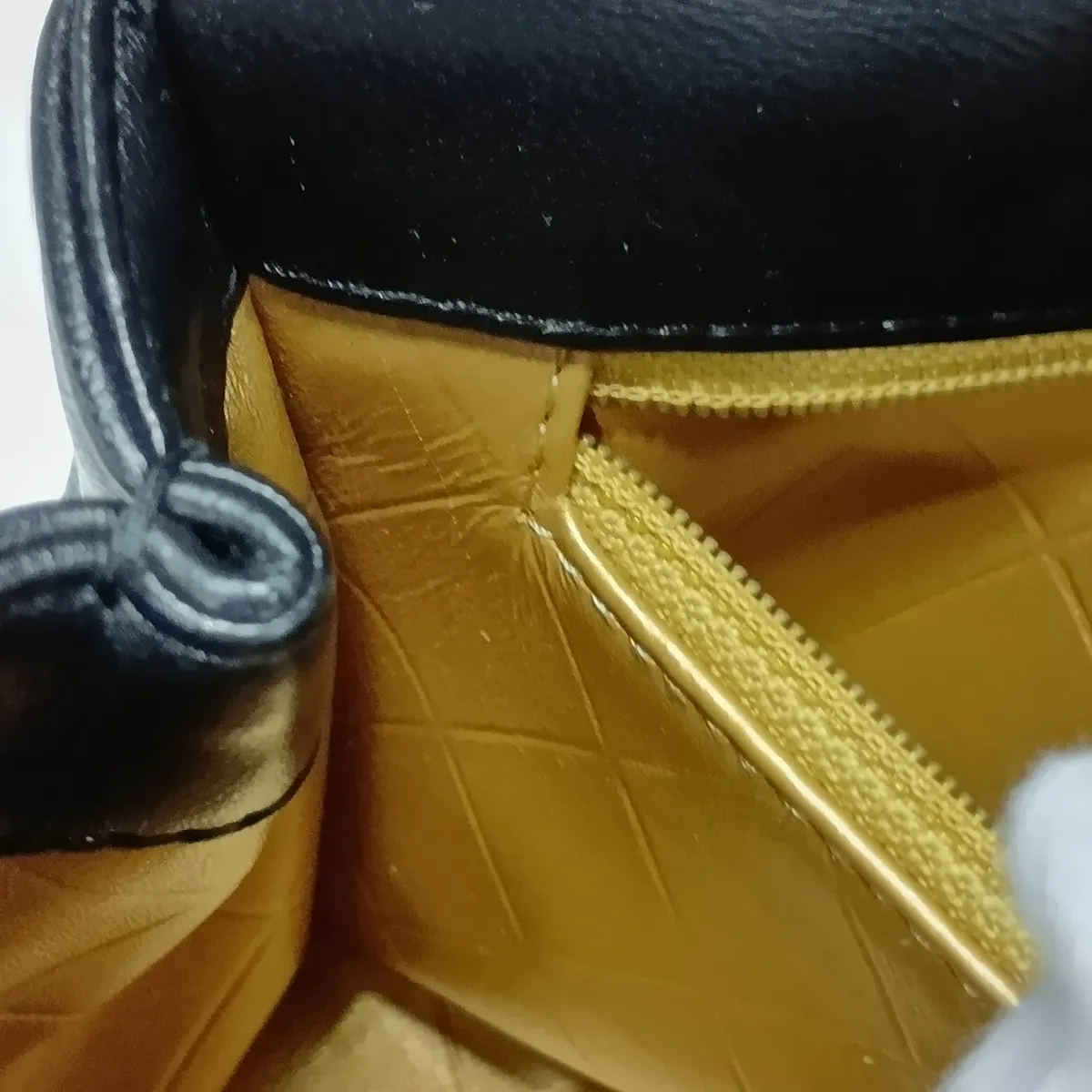 [Individually packaged] Chanel Mini Matelassé Lambskin Single Flap Double Chain Bag, Pearl Black, Gold x Silver Hardware, N7KTHLJC, Random Plate — view 11