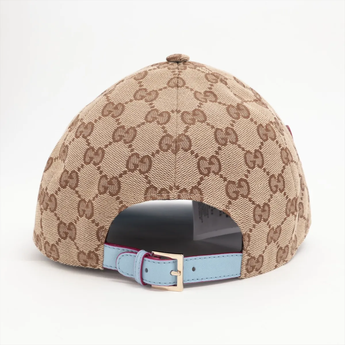 x Higuchi Yuko 847862 GG Canvas Cap M Polyester x Nylon Beige x Light Blue — view 3