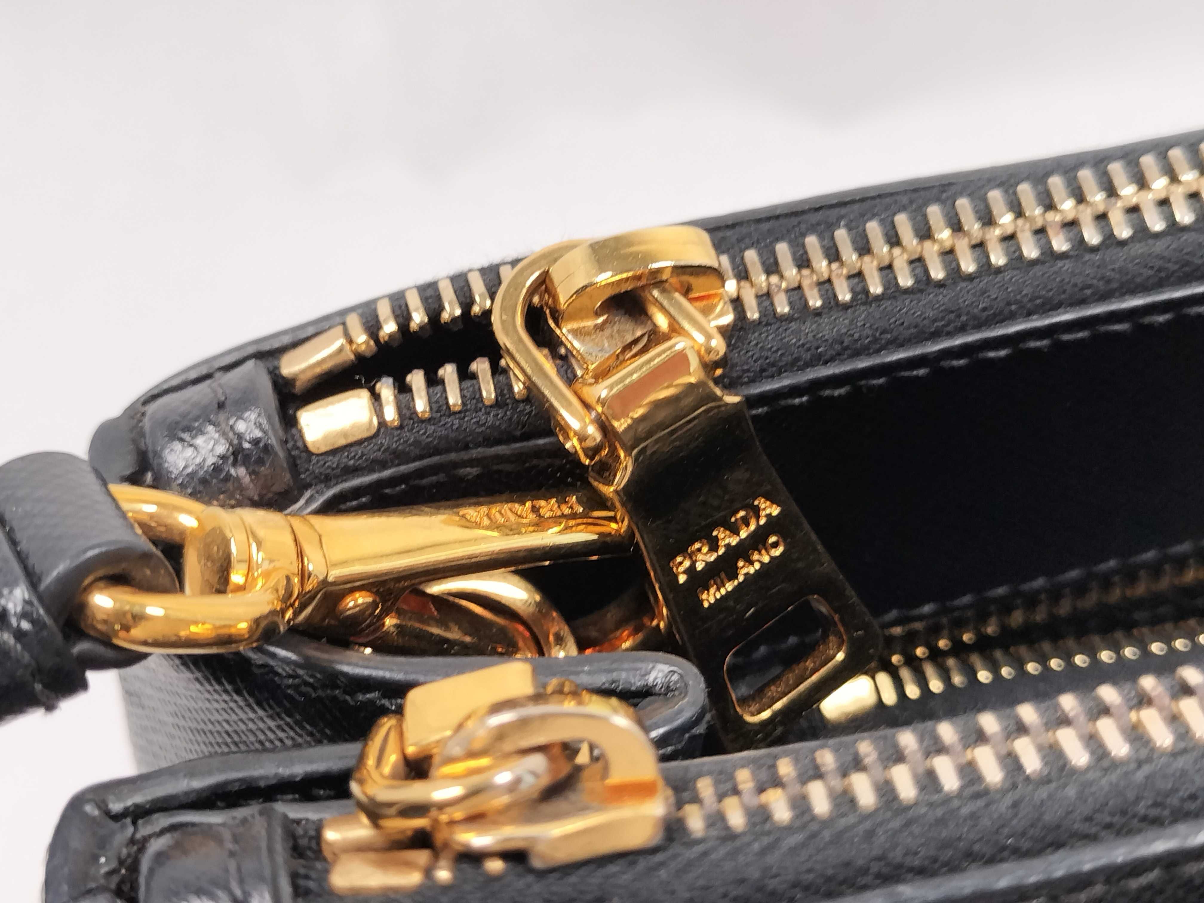 HK-BN1801 Galleria Saffiano Black 2-Way Shoulder Bag (Handbag) — view 13
