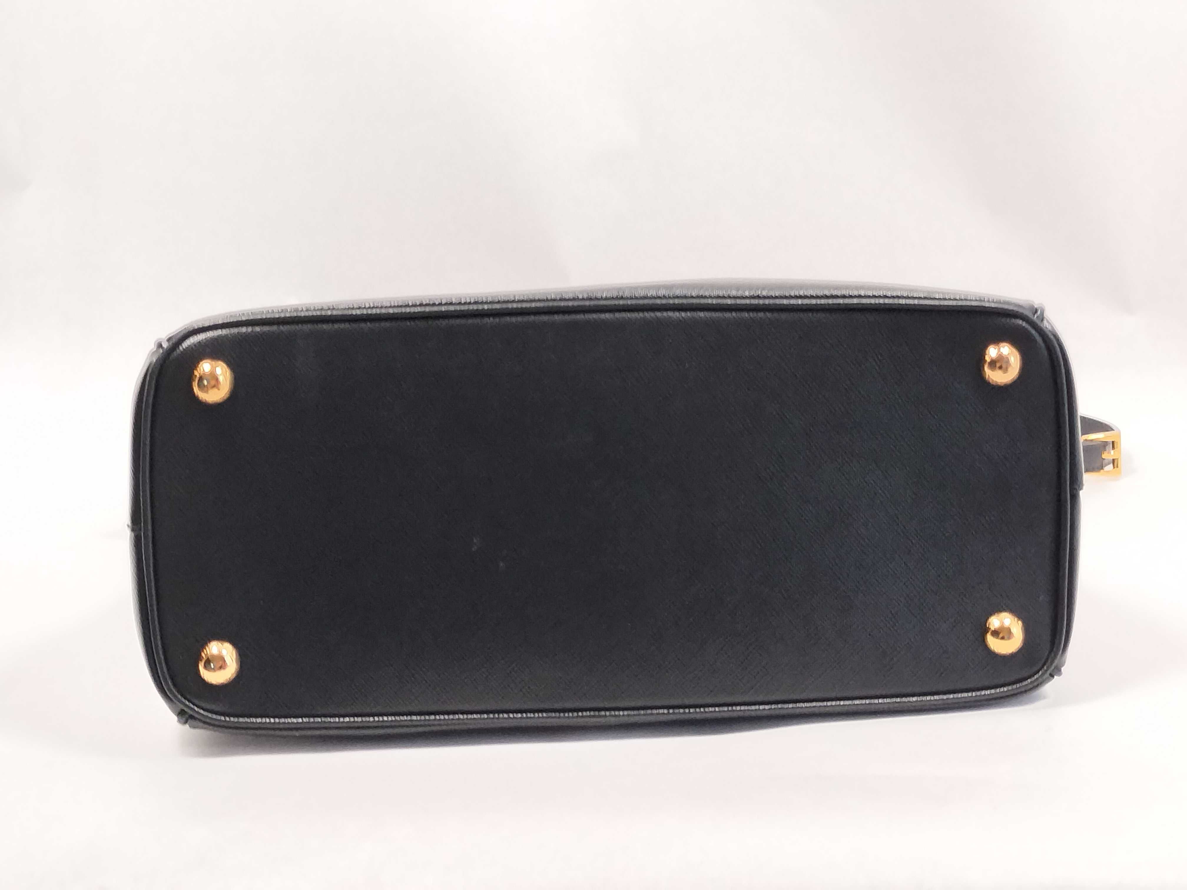 HK-BN1801 Galleria Saffiano Black 2-Way Shoulder Bag (Handbag) — view 7