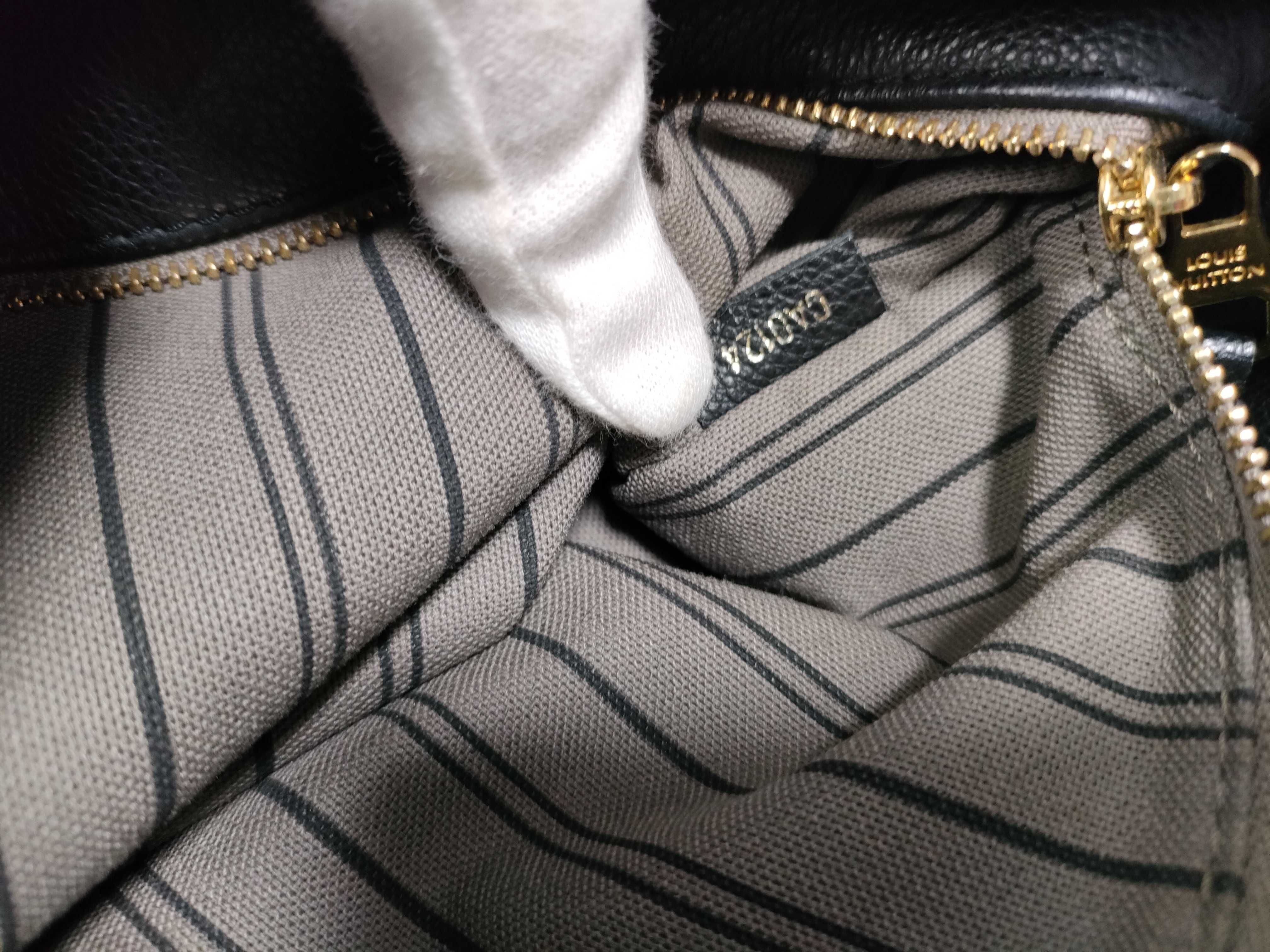Monogram Empreinte Louis Vuitton Monogram Empreinte Metis 2-way Black Handbag CA0124 — view 15