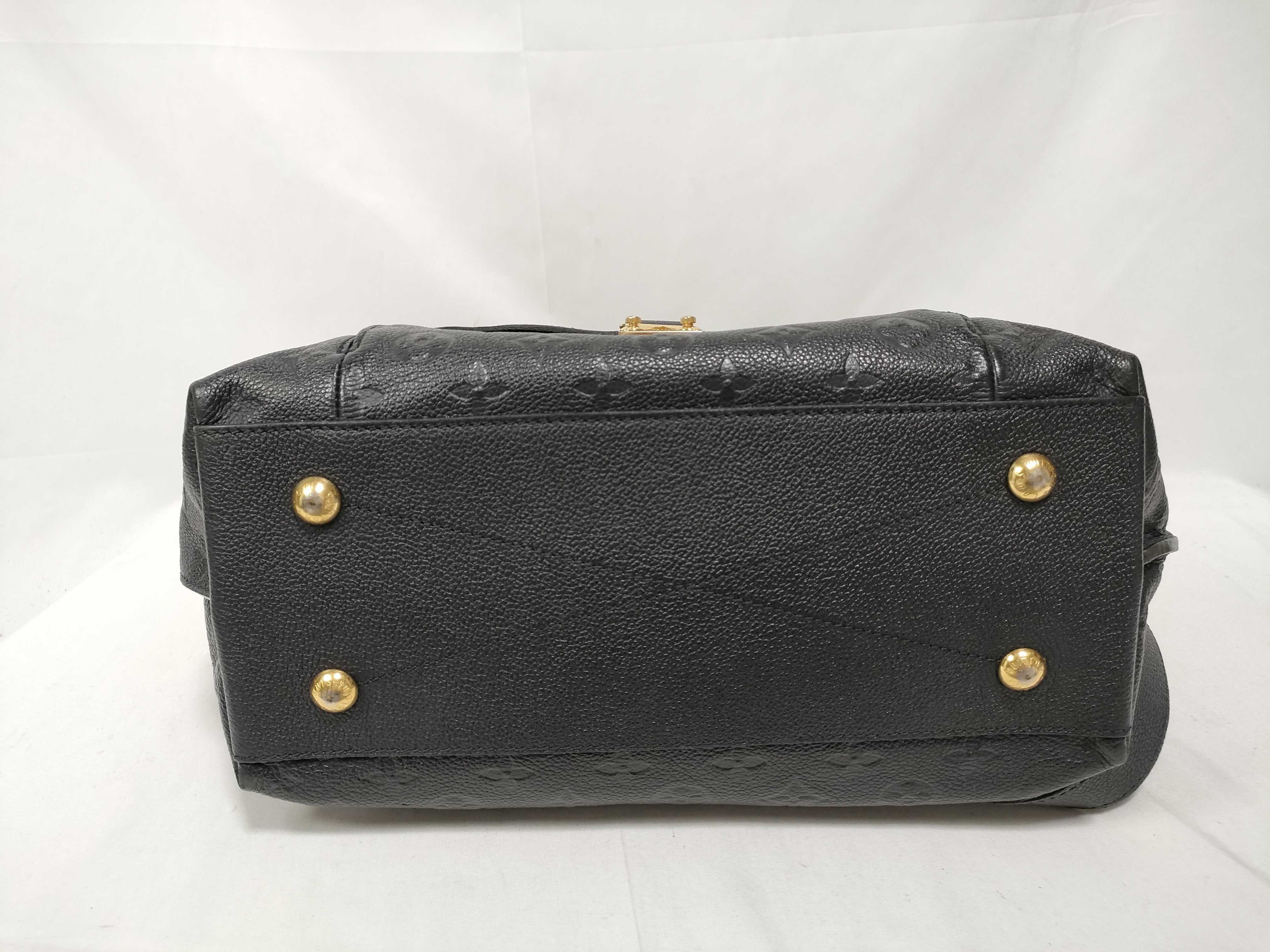 Monogram Empreinte Louis Vuitton Monogram Empreinte Metis 2-way Black Handbag CA0124 — view 3