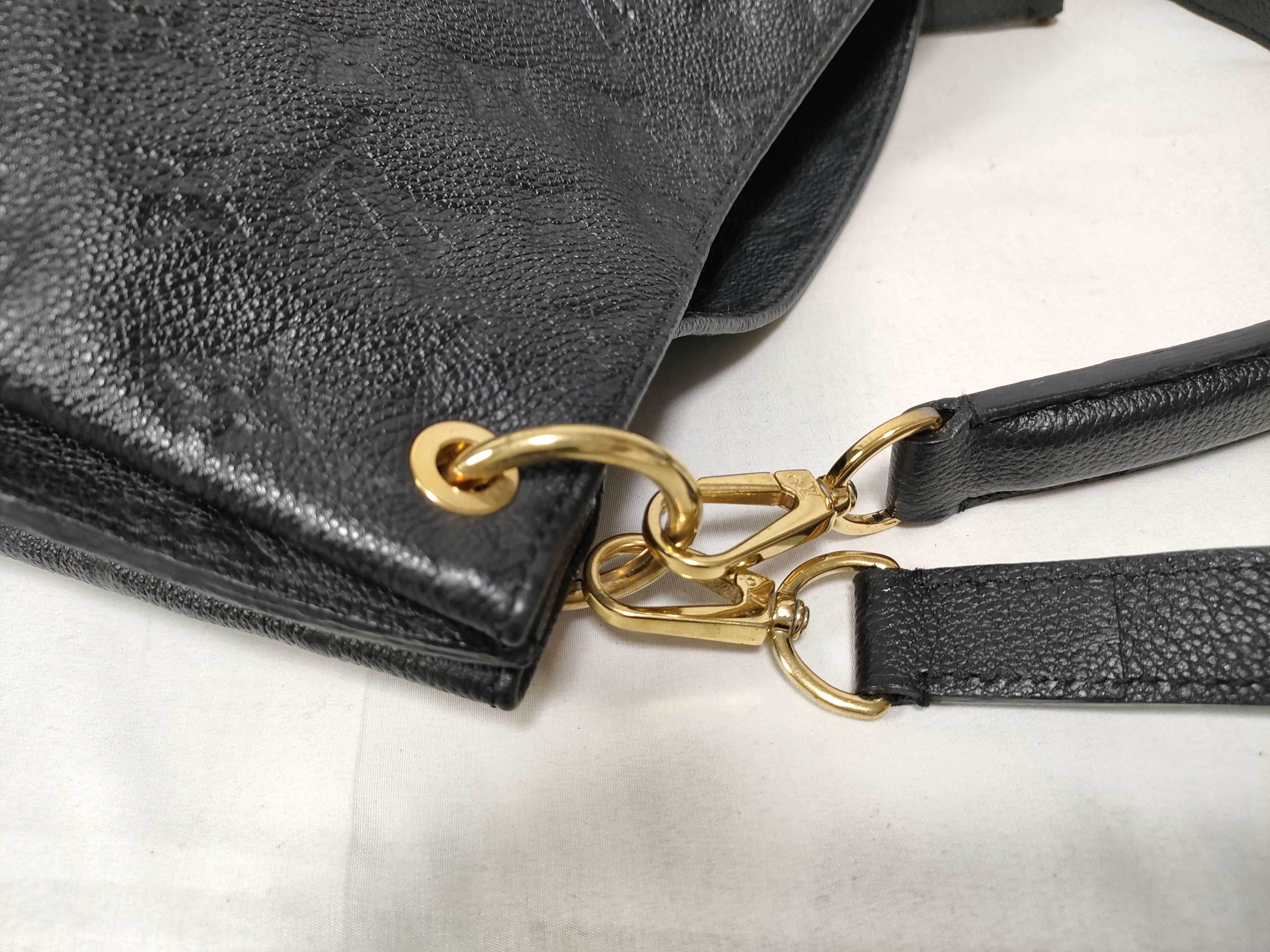 Monogram Empreinte Louis Vuitton Monogram Empreinte Metis 2-way Black Handbag CA0124 — view 10