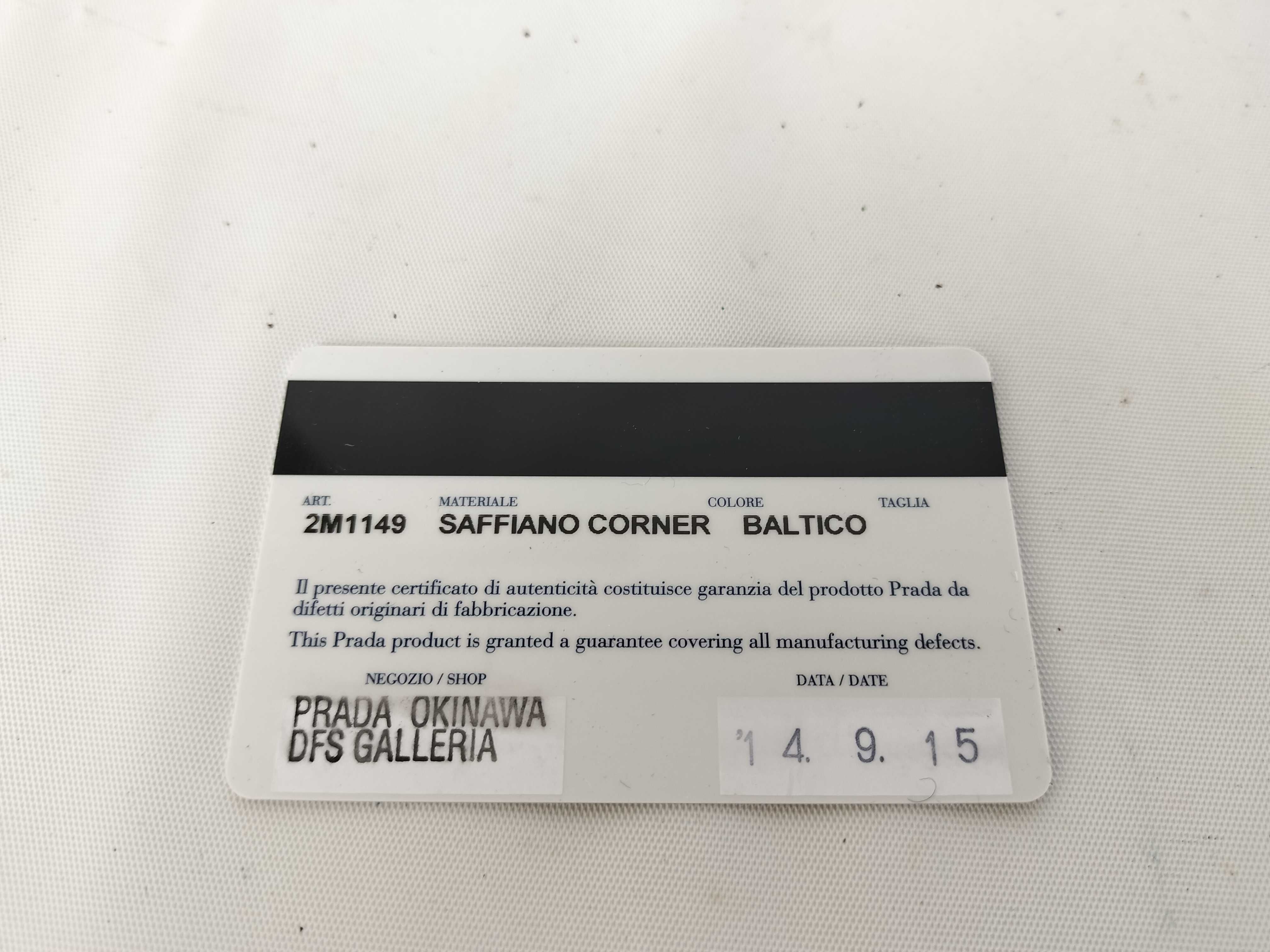 Saffiano Card Case/Pass Case with Guarantee Card, Card Case — view 9