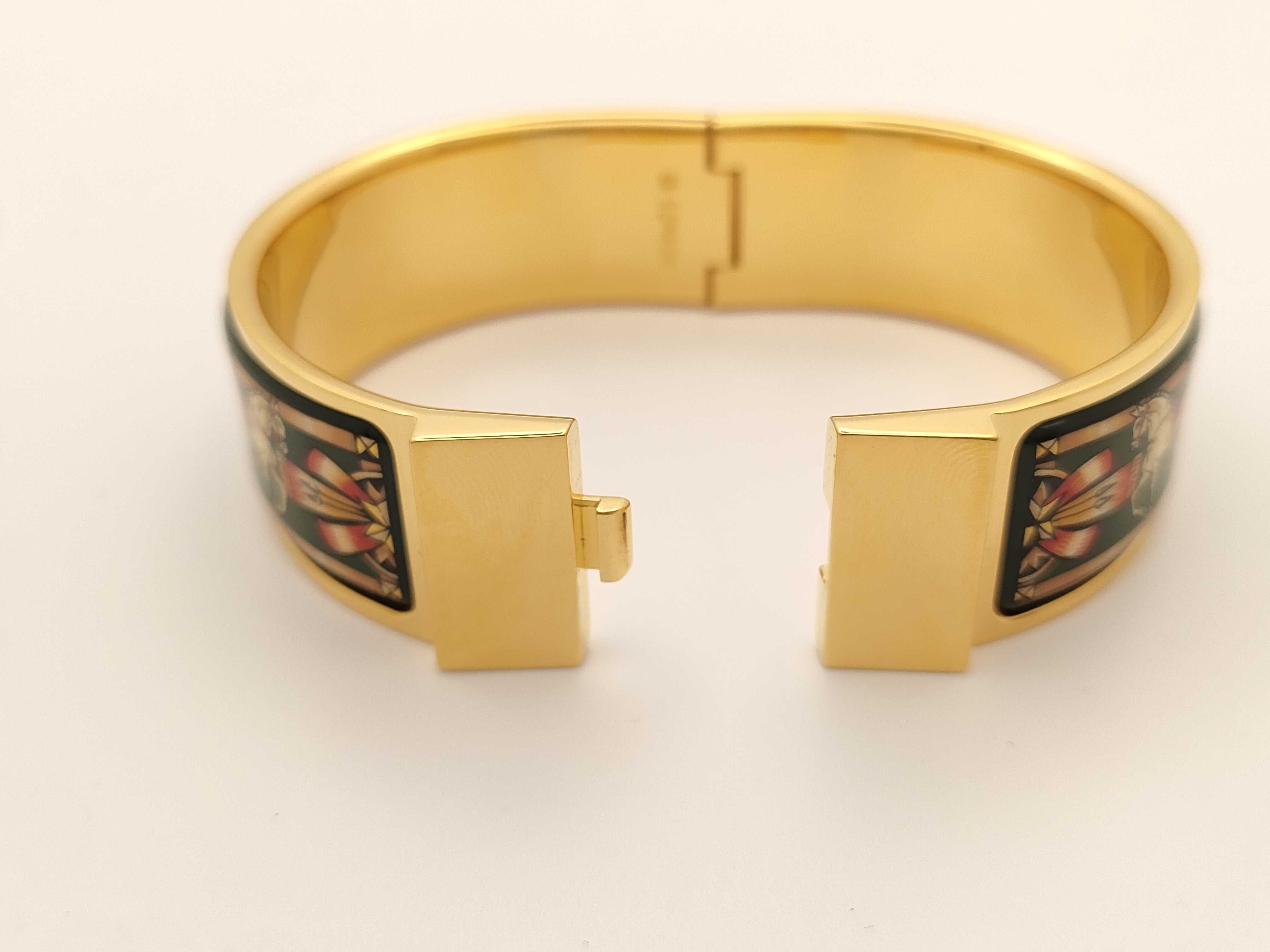 Clic Clac GM Enamel Bracelet/Bangle — view 2
